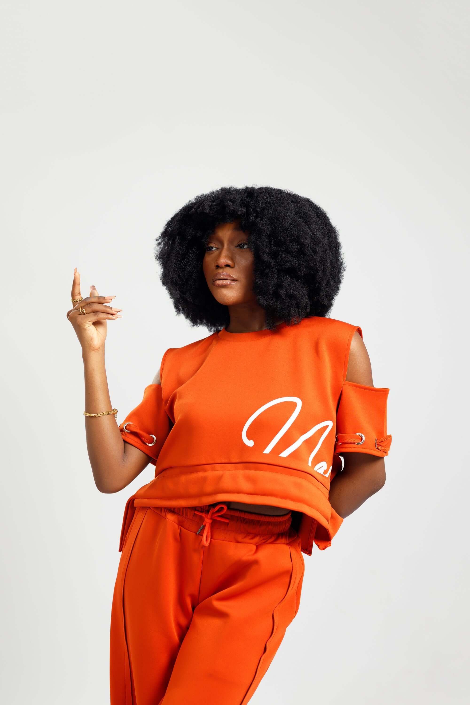 Ore's 2pcs in Orange - Clothing