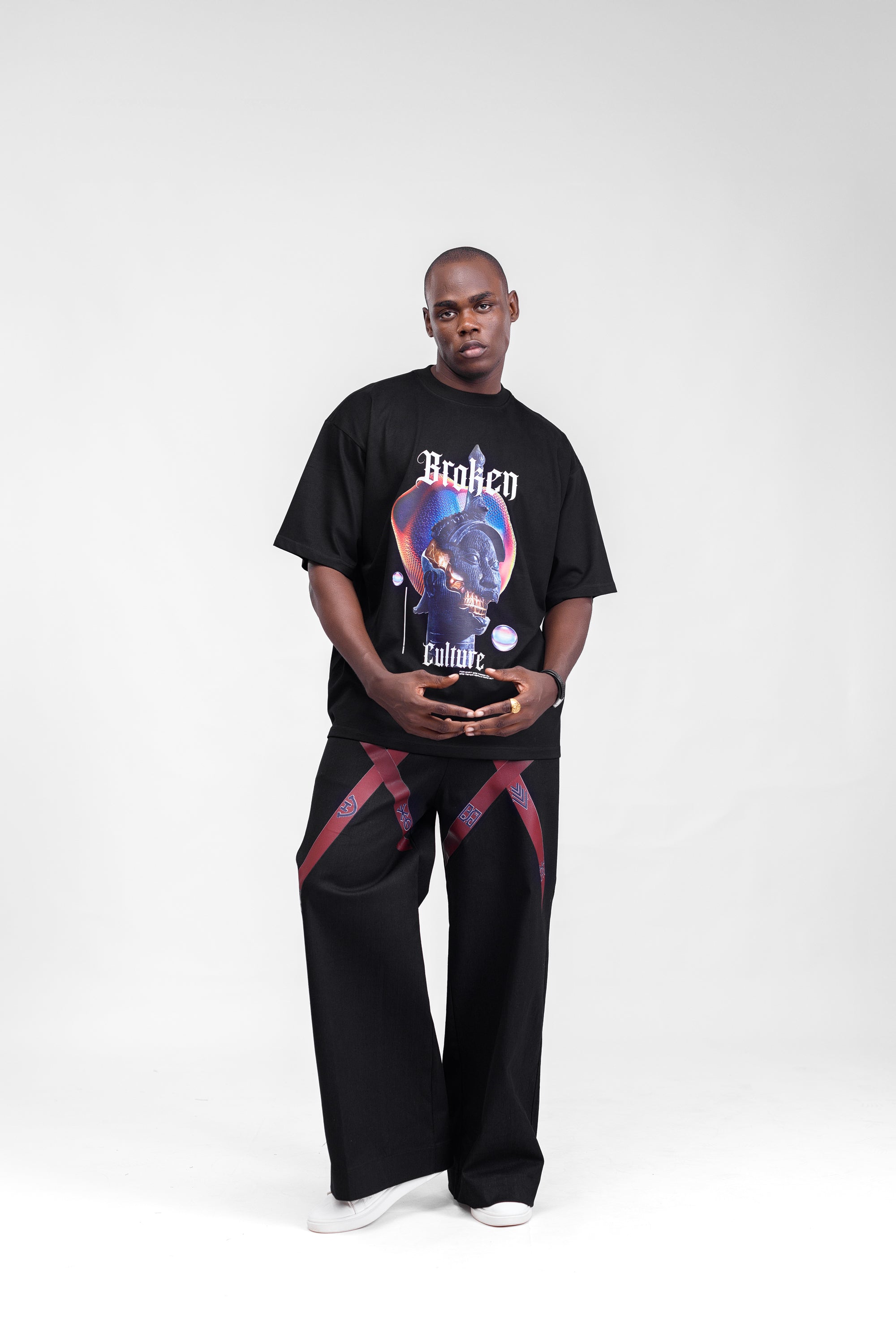 Broken Culture Tee in Black