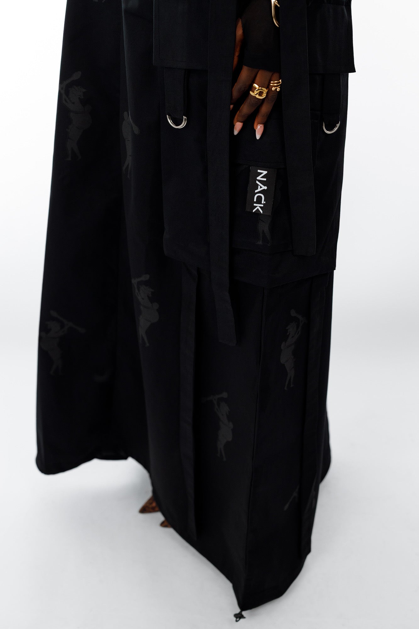 Amani Combat Dress in Black