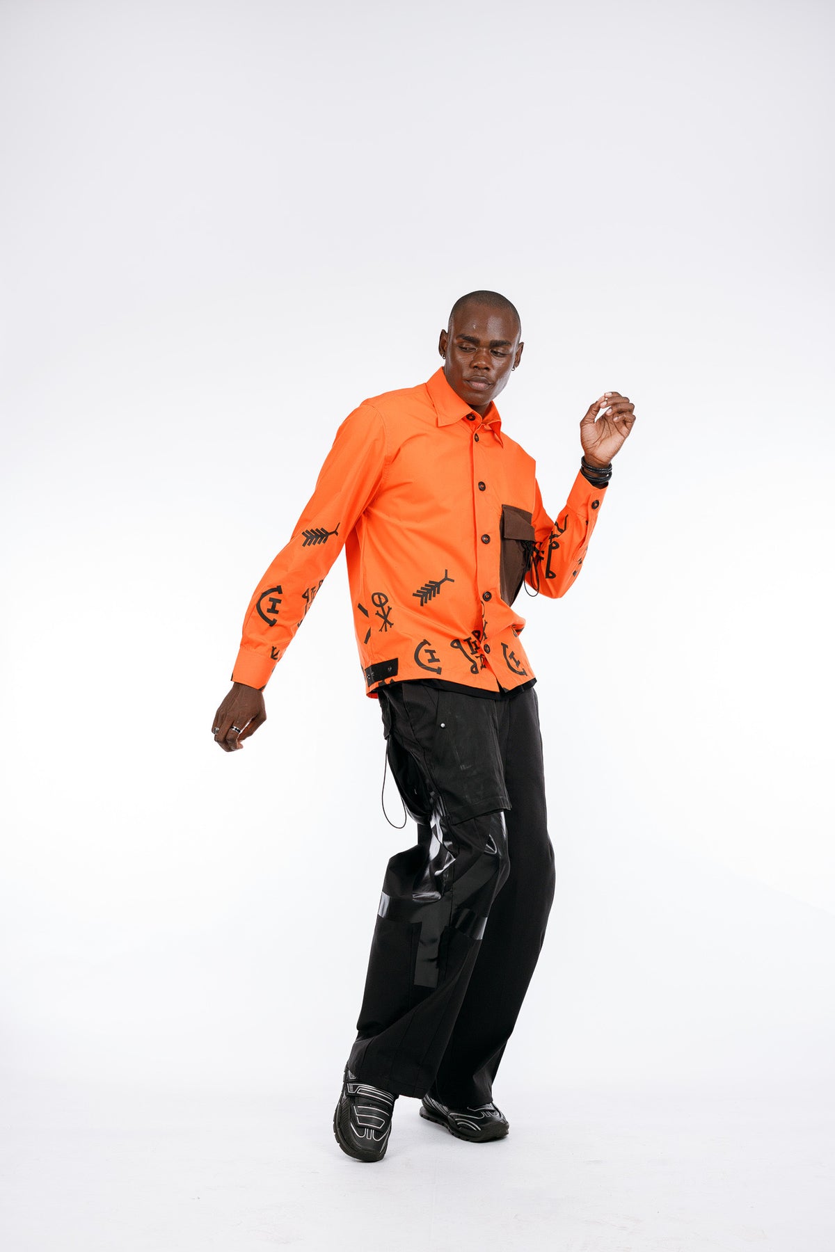 AKARA ORANGE SHIRT