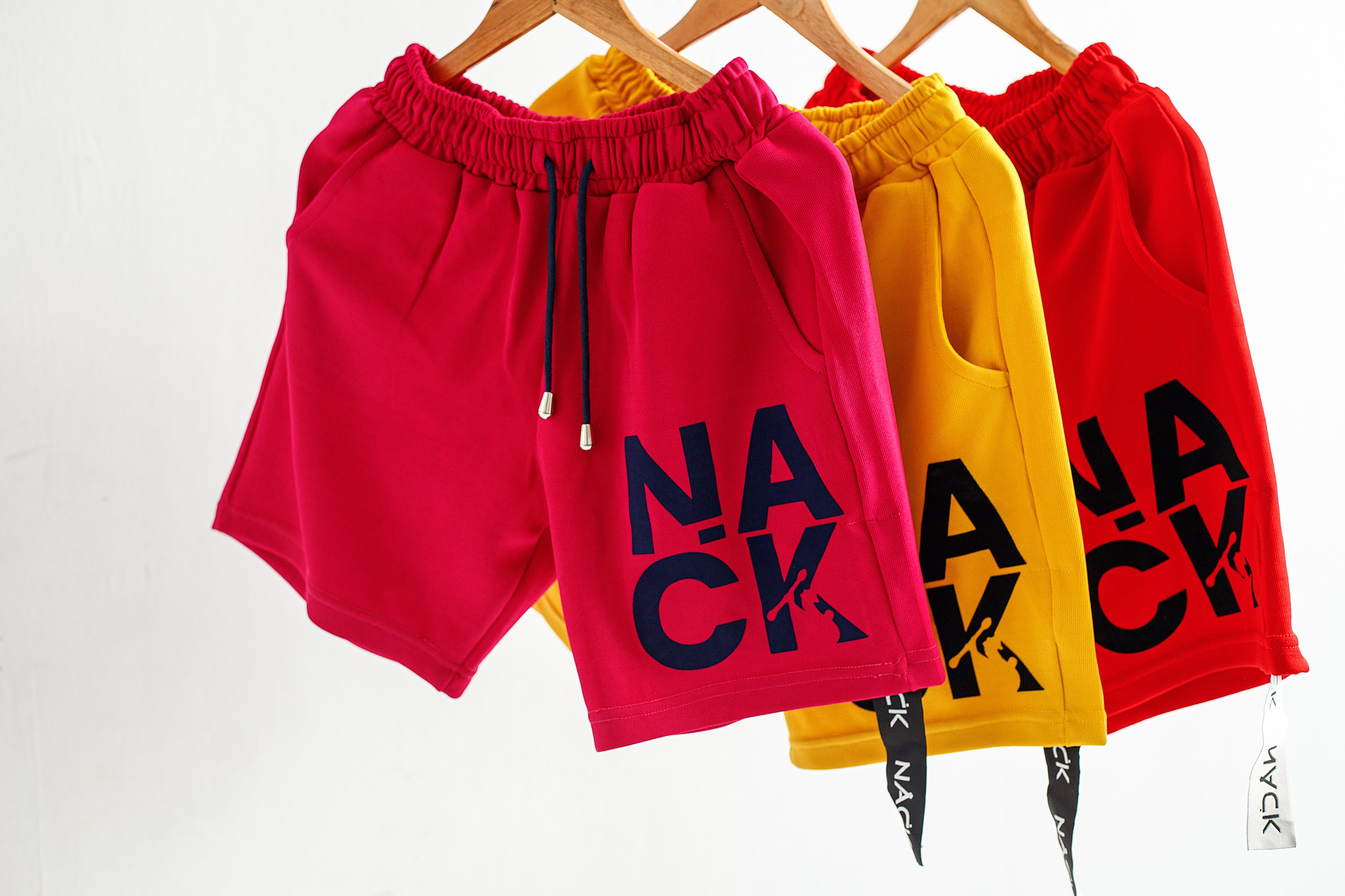 Jogger Shorts in Red