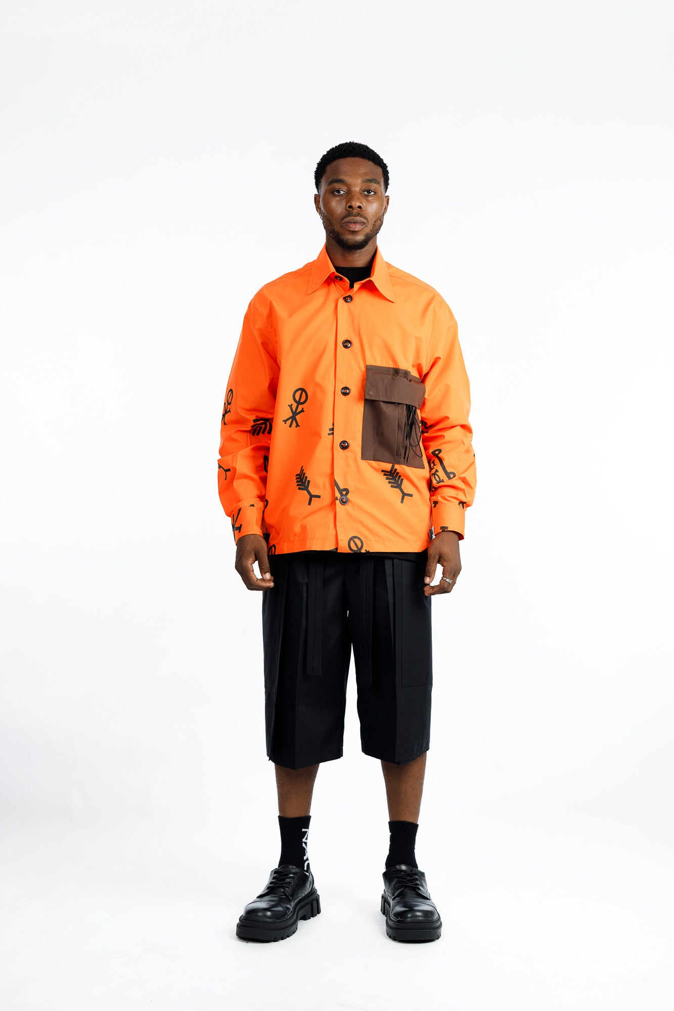 AKARA ORANGE SHIRT