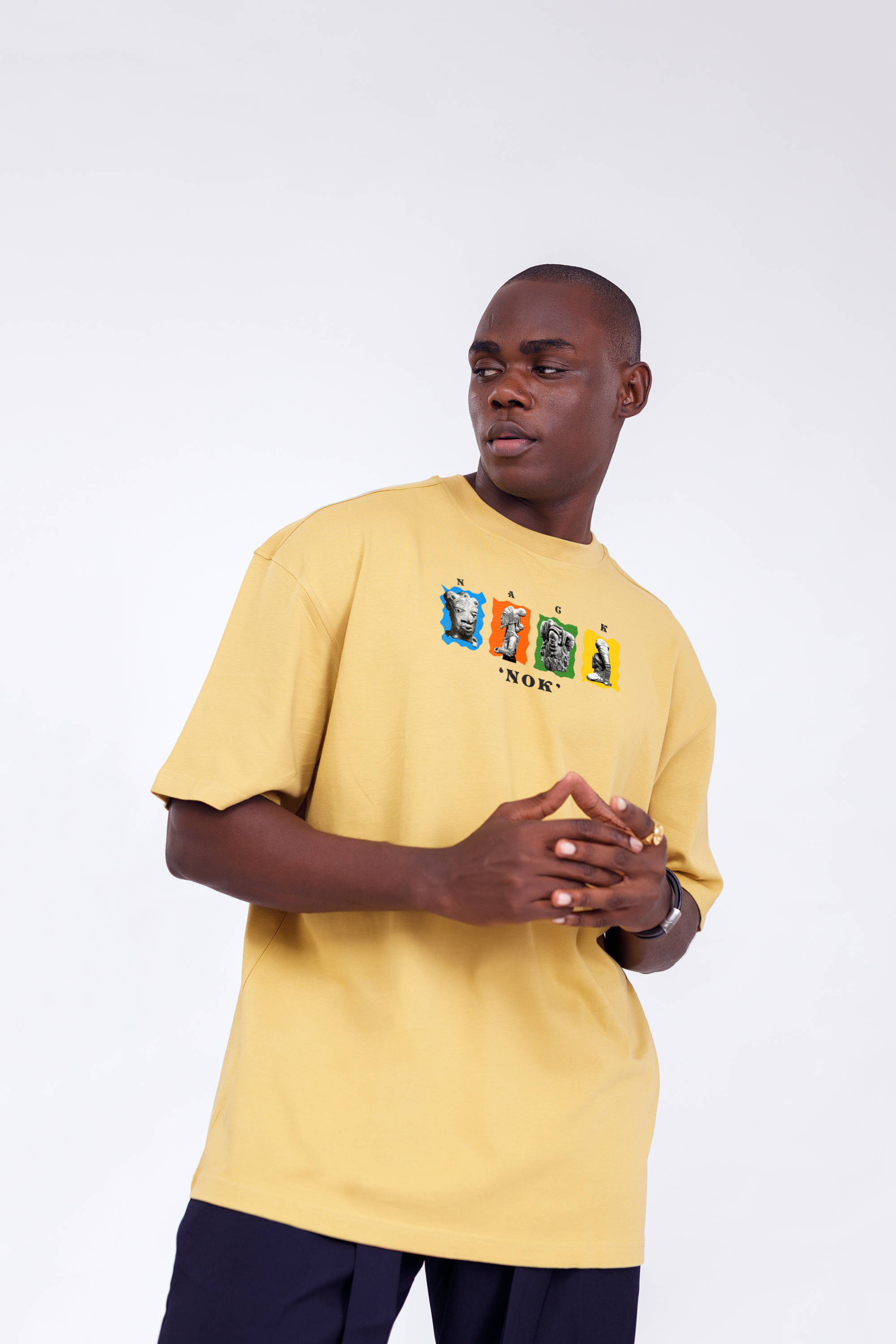 NOK Tee in Nude