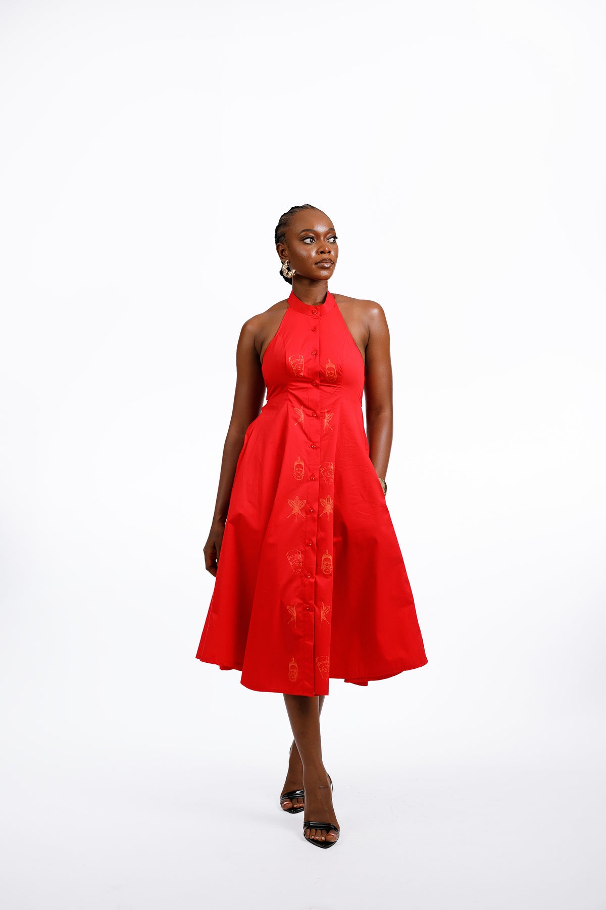 Female Dress (Ife) in Red