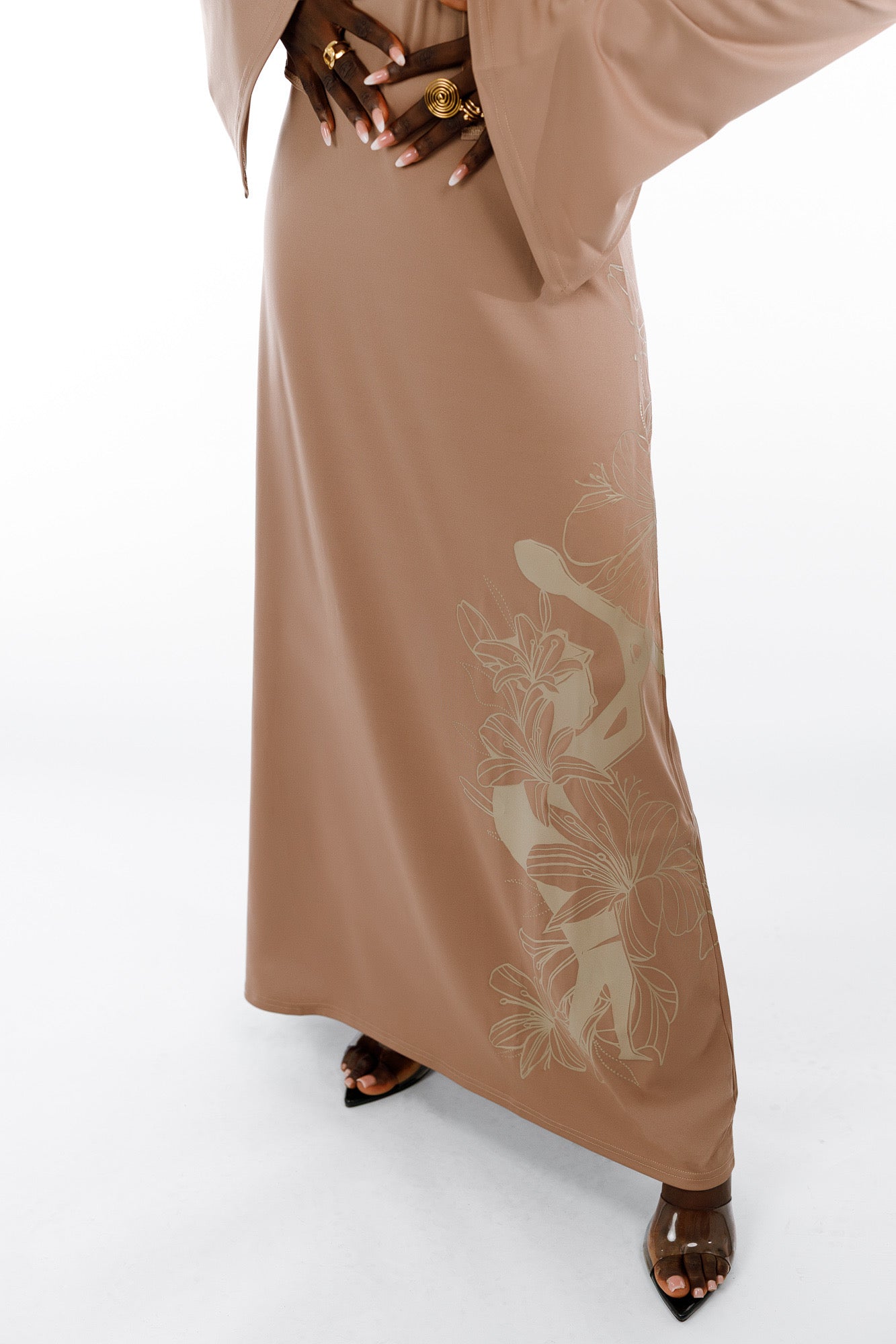 Zuri Dress in Beige