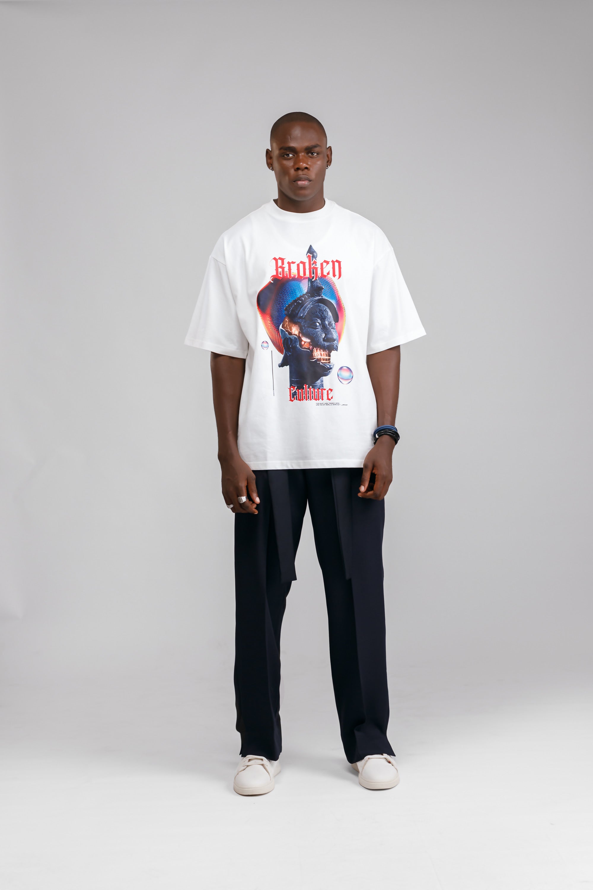Broken Culture Tee in White