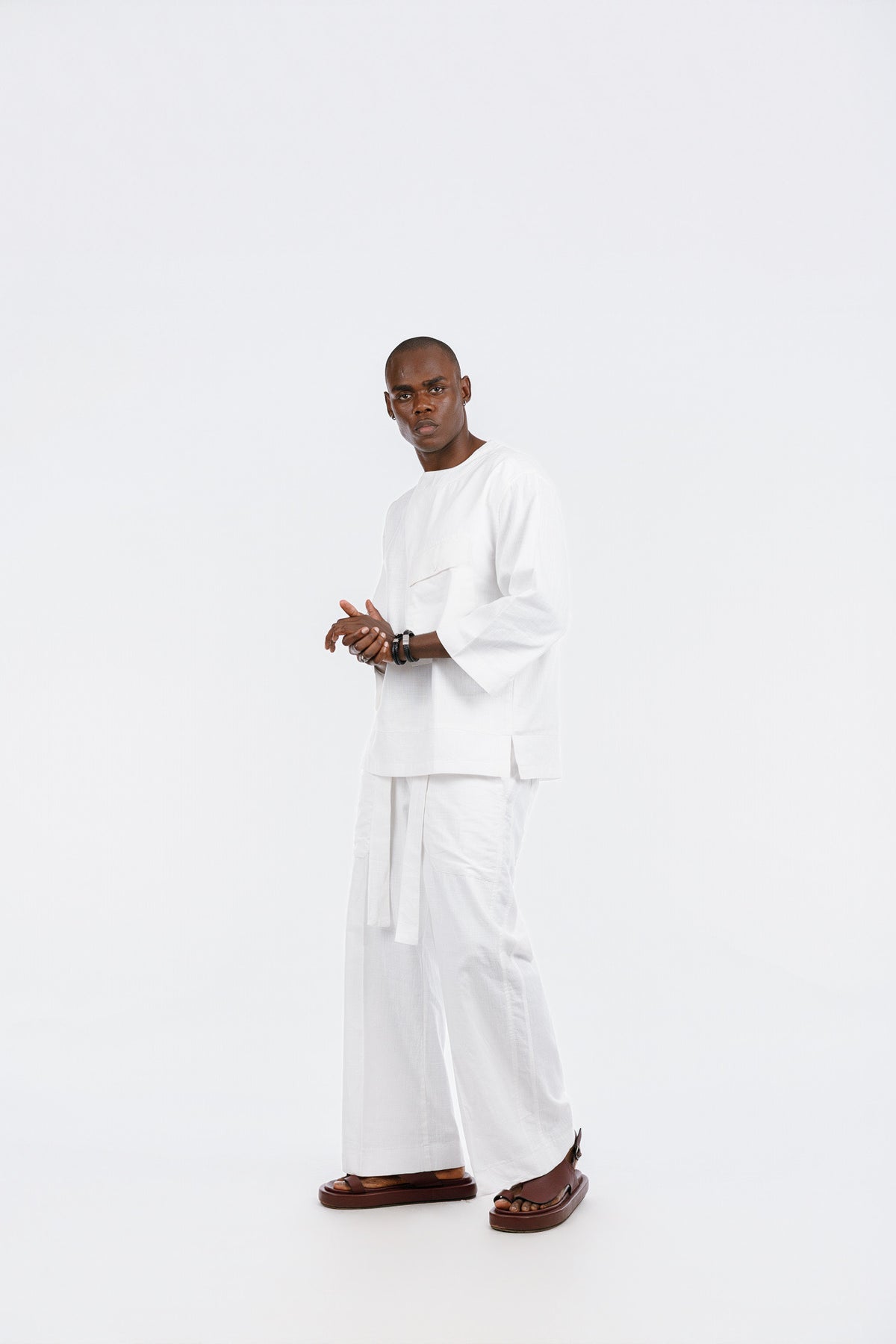 NACKMAN Linen Top 3quarter