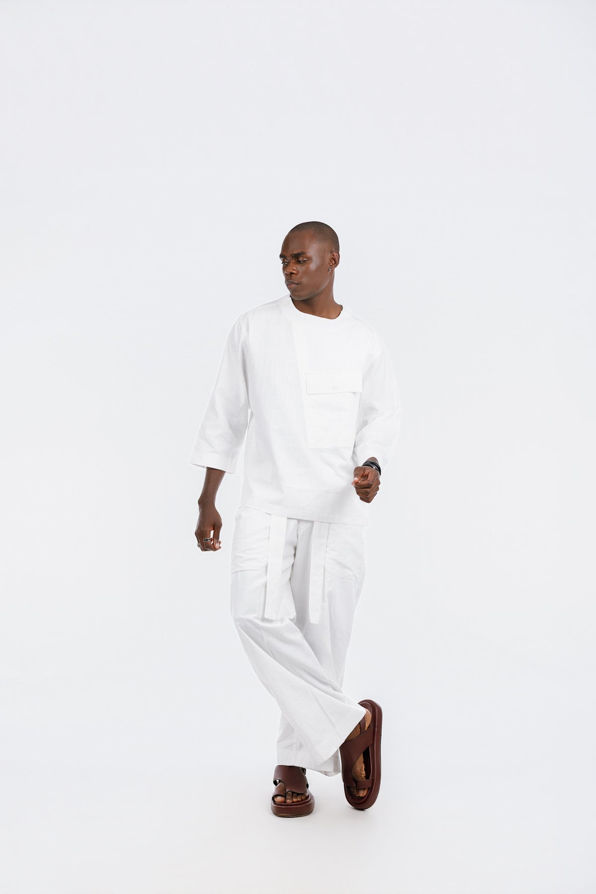 NACKMAN Linen Top 3quarter