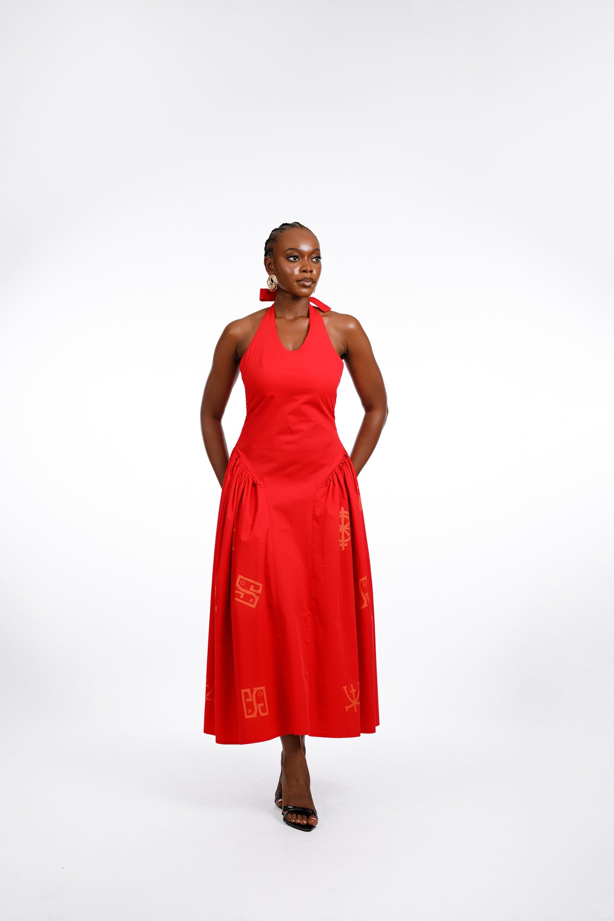 Ndokazi Dress in Red