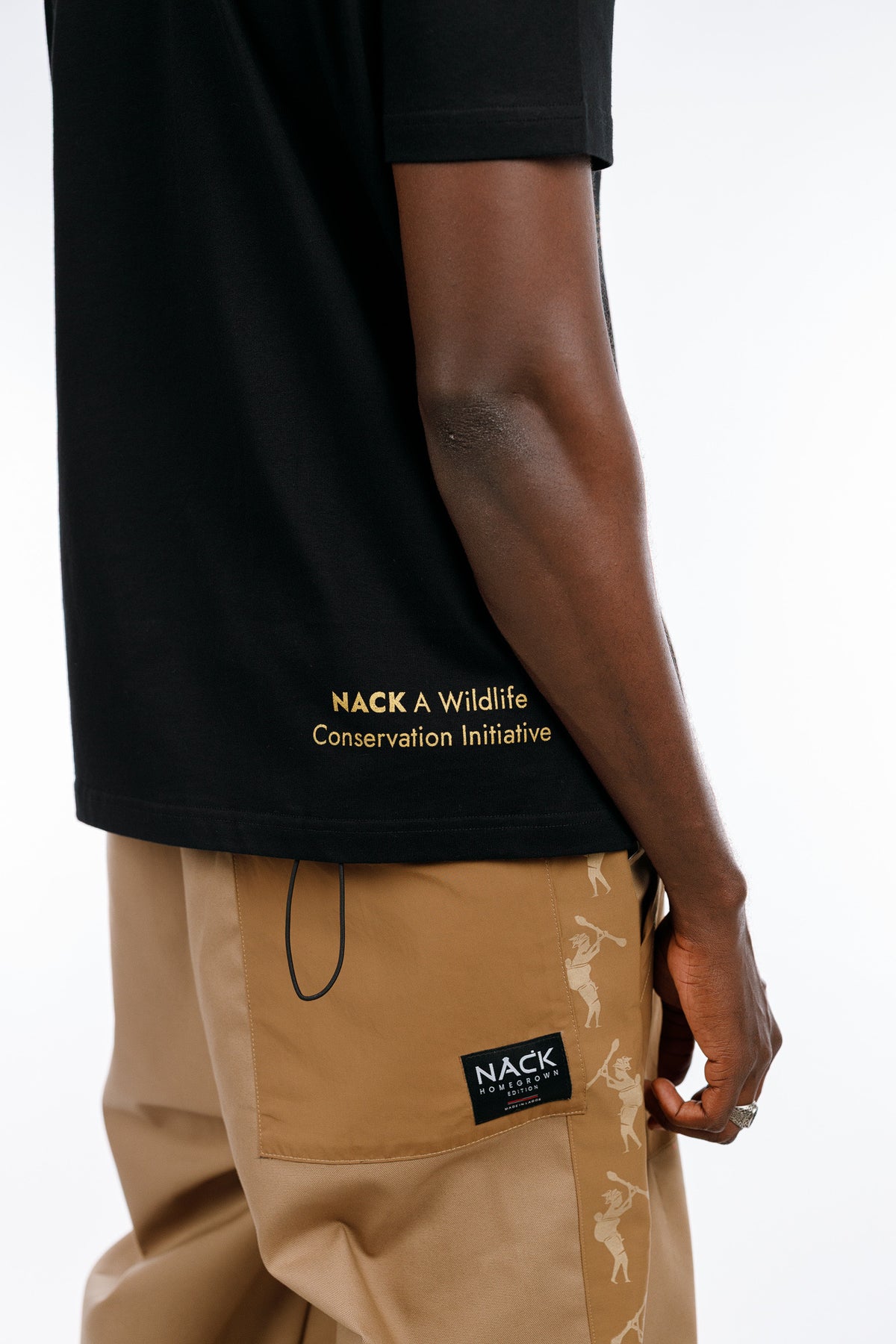 Pangolin Tee in Black