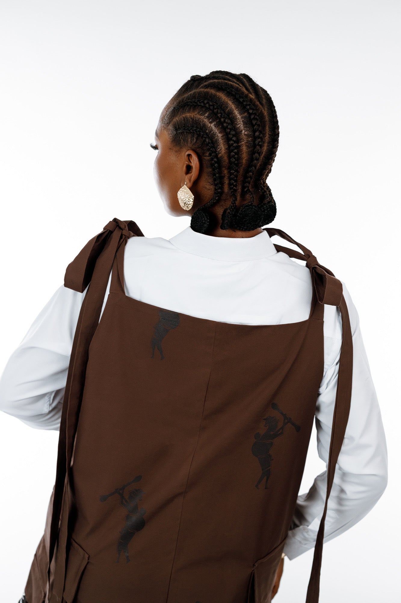 Amani Combat Dress in Brown