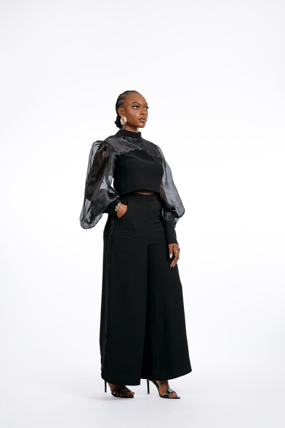 Ara-Set Pant in Black