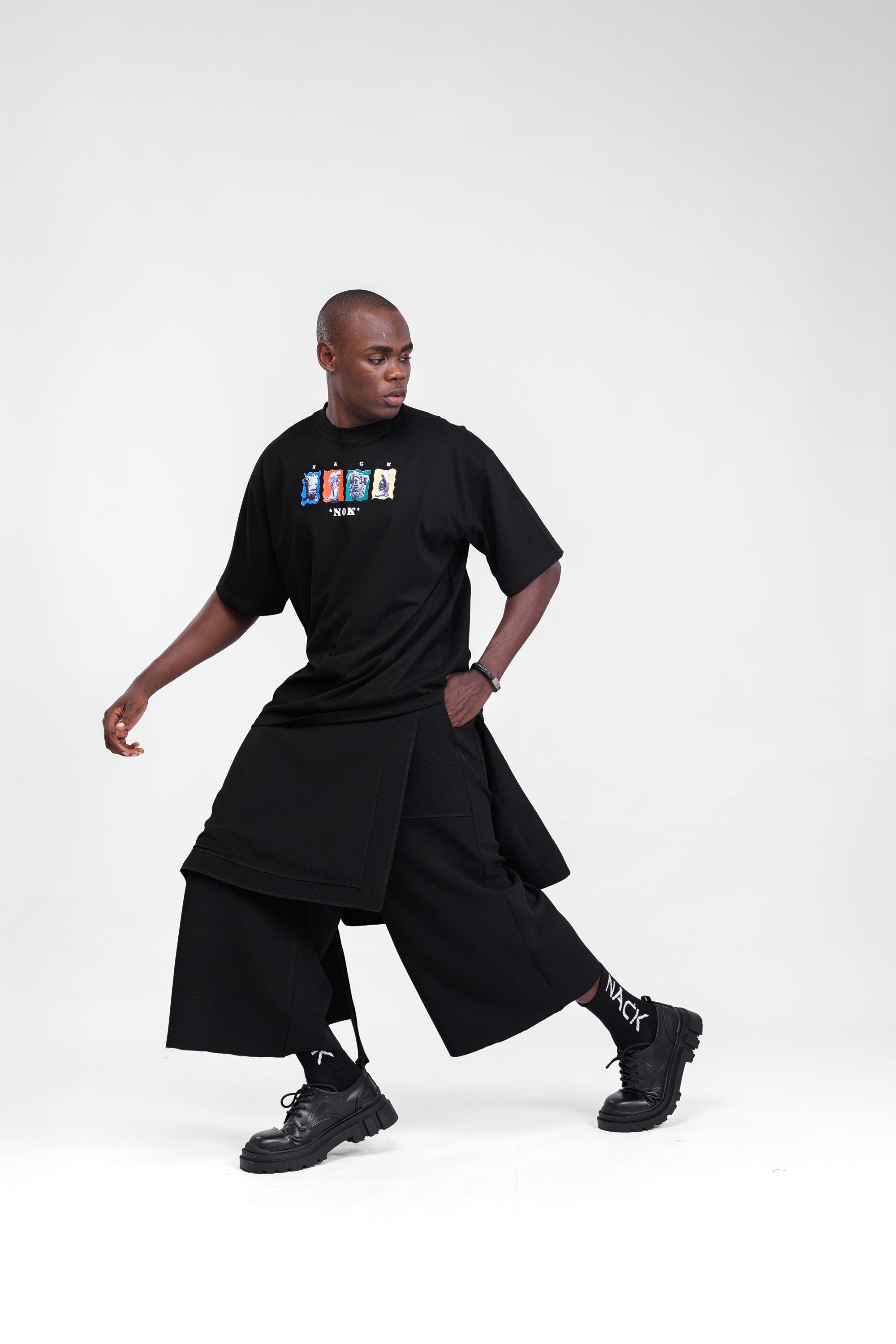 NOK Tee in Black
