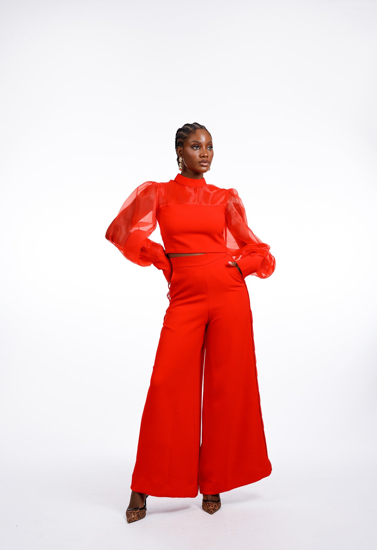 Ara-Set Top in Red