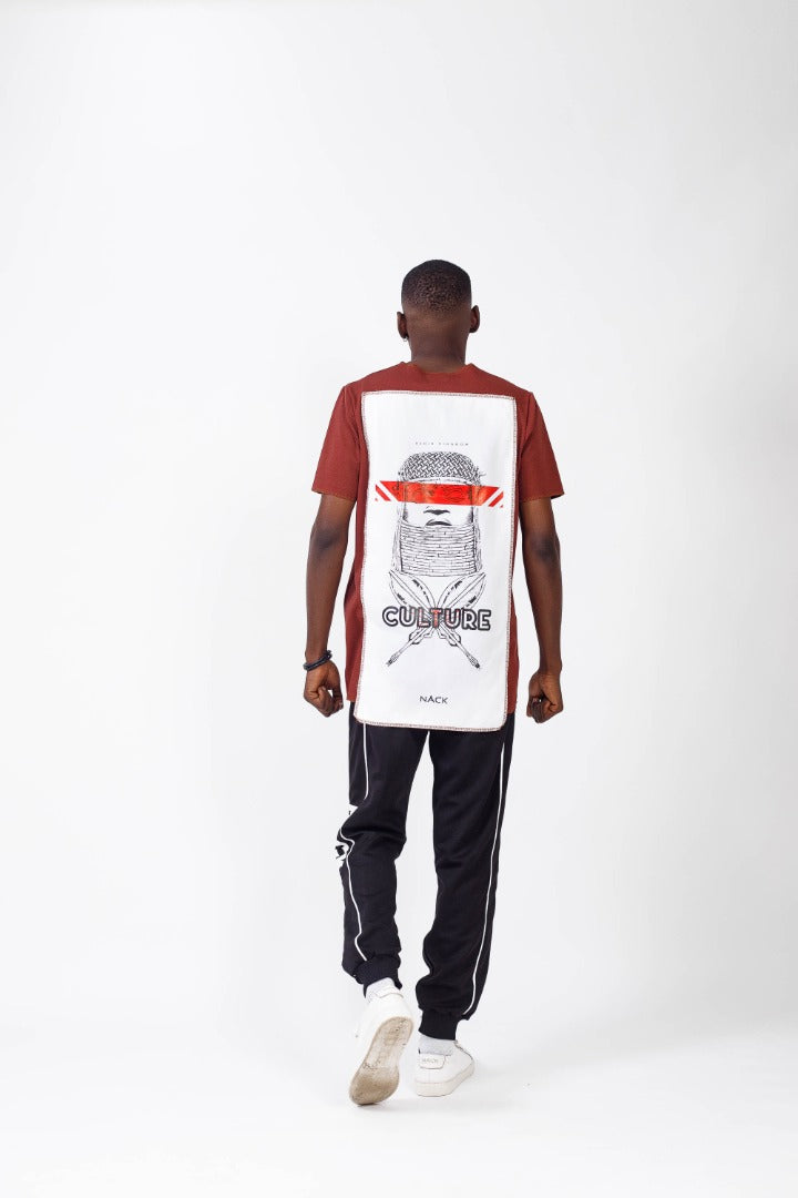 Liberation Tee in Wine