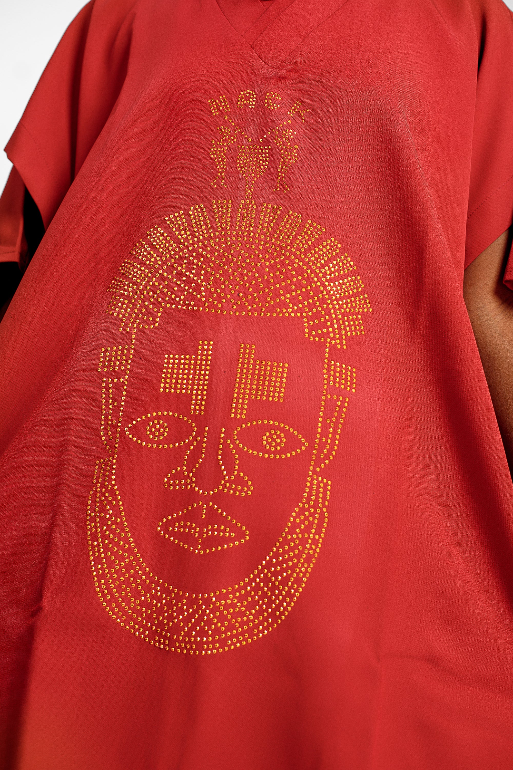 Festac Native Dress in Wine