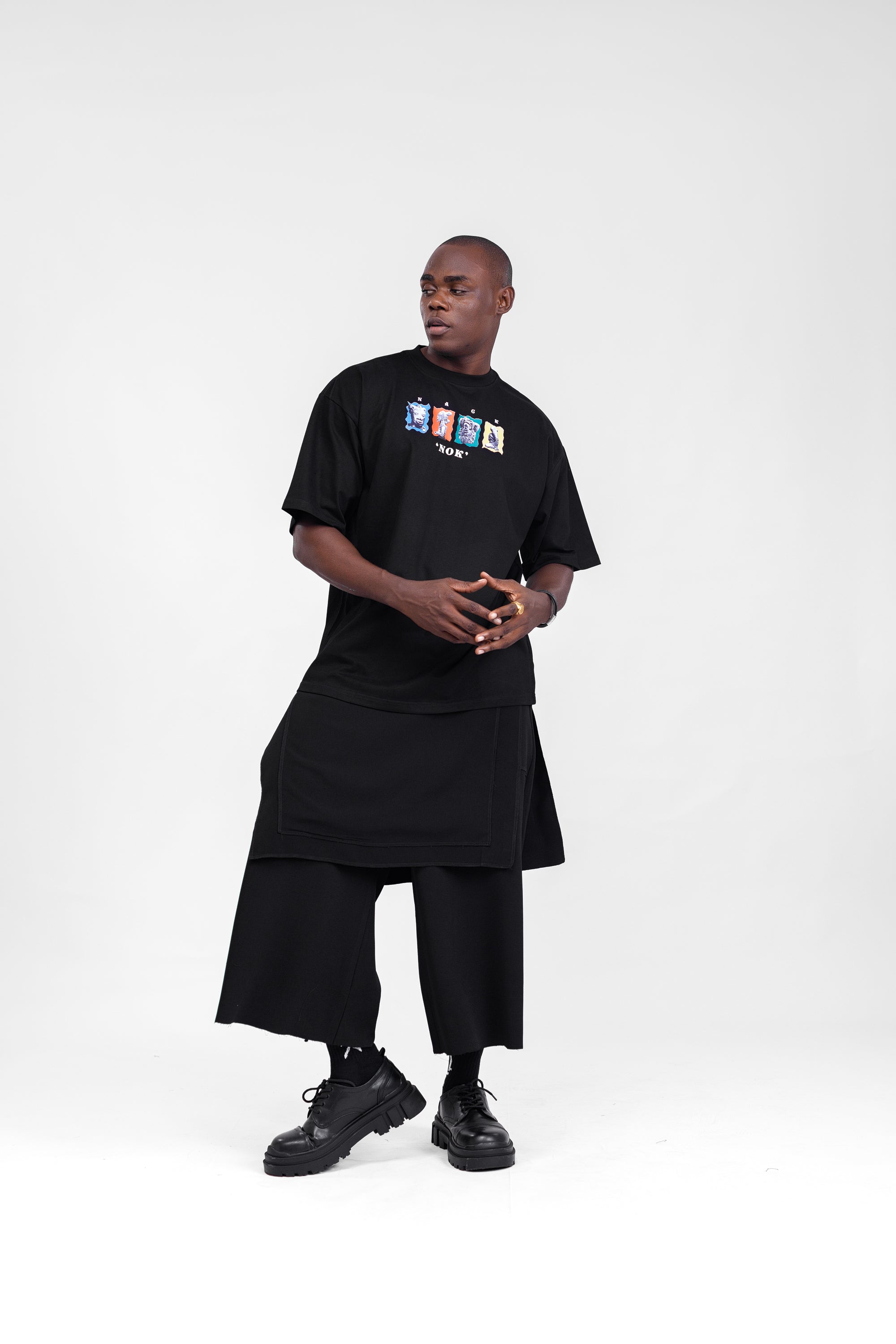 NOK Tee in Black