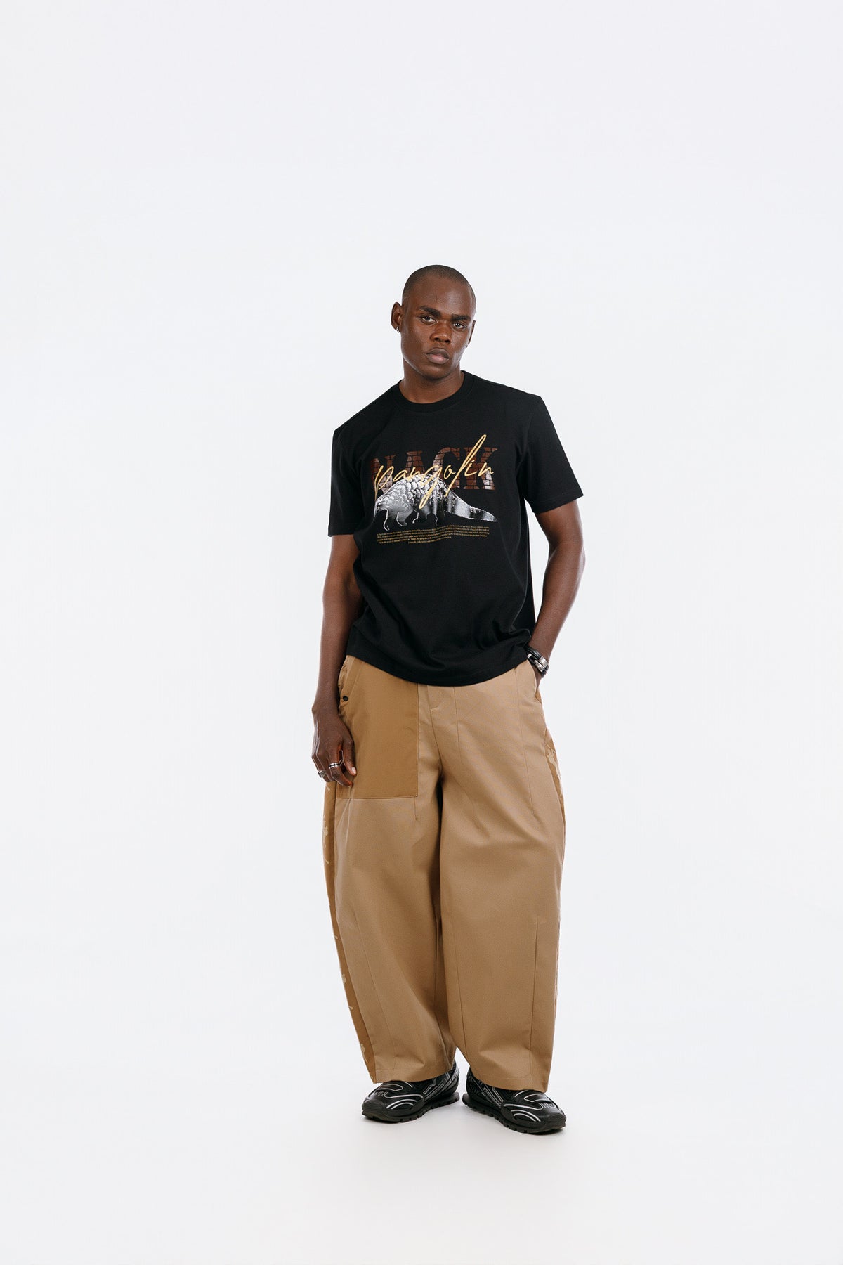 Pangolin Tee in Black