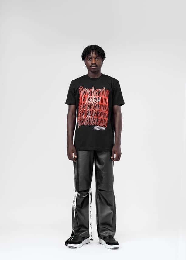 Reverberation Tee in Black - Shirts & Tops