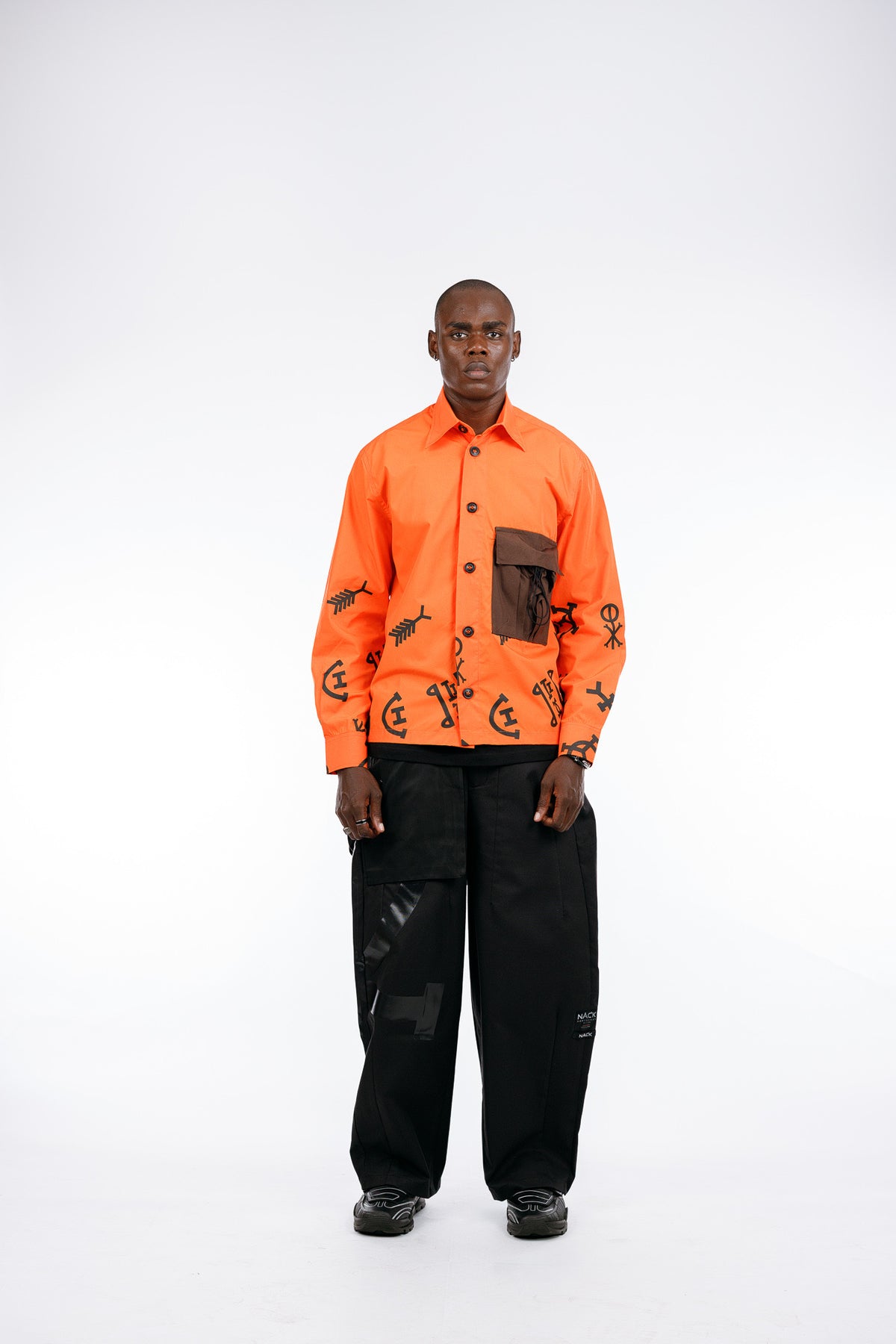 AKARA ORANGE SHIRT