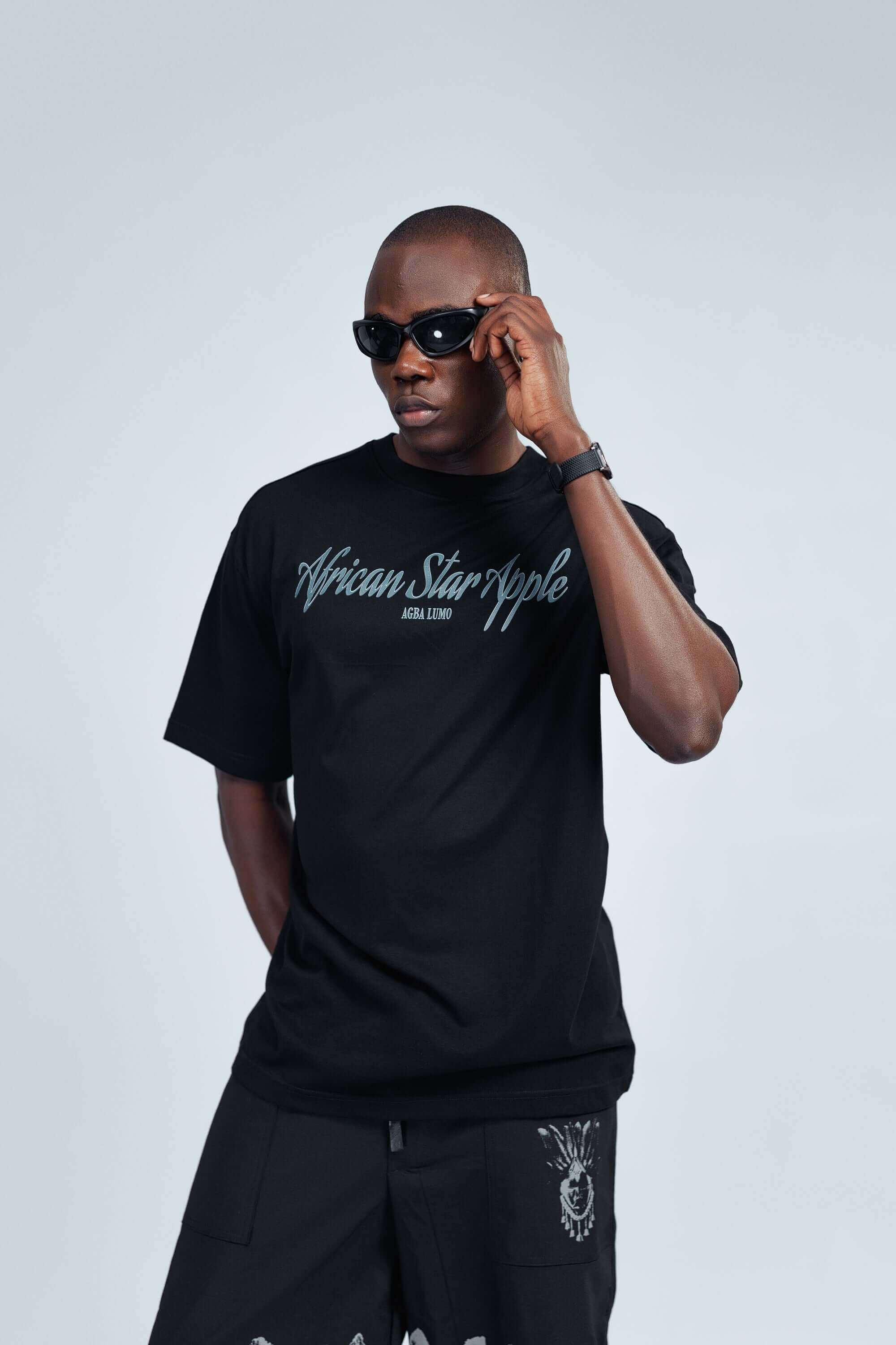 Agbalumo Tee in Black - Uncategorized