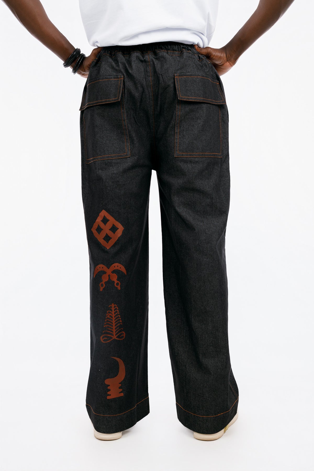 Palazart Pant (Ife) in Black