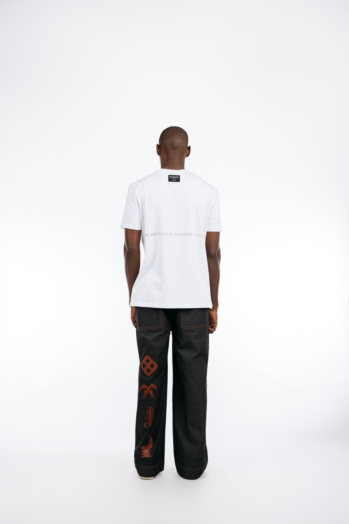 NACK Ribbon Tee in White