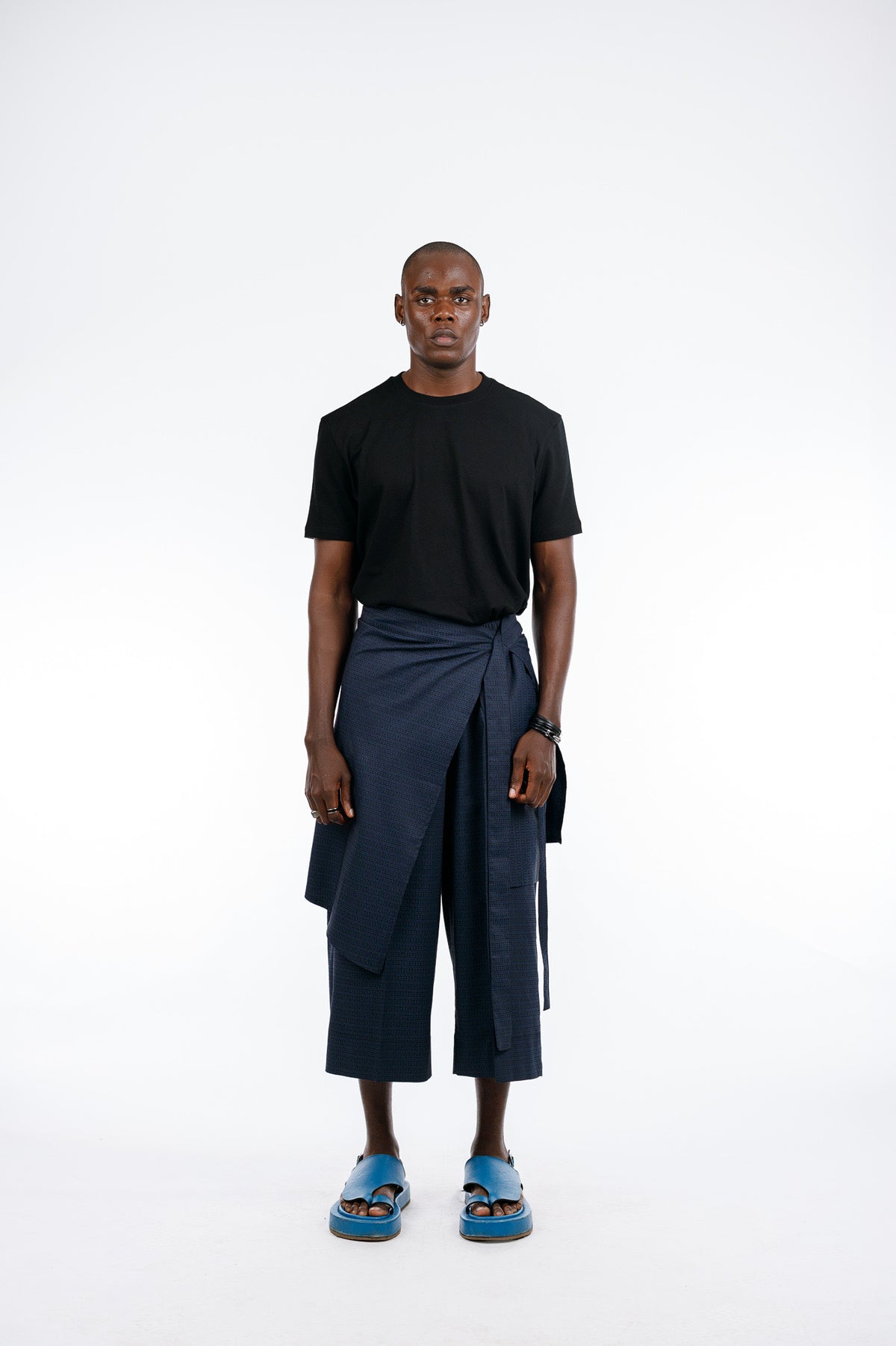 Adigun 3quarter Pant In Navy Blue