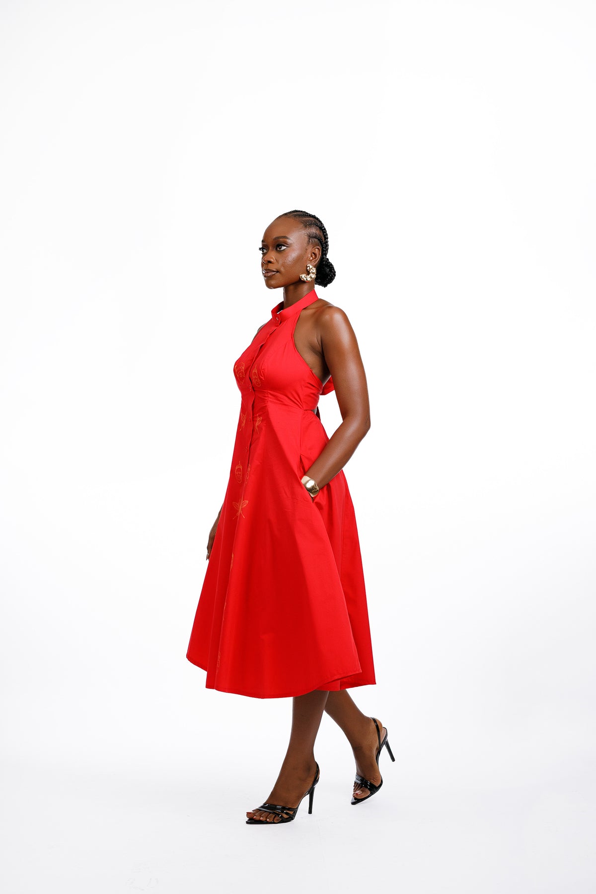 Female Dress (Ife) in Red