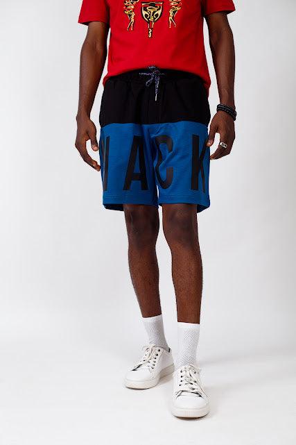 NACK 2 Tone Short in Blue - Shorts