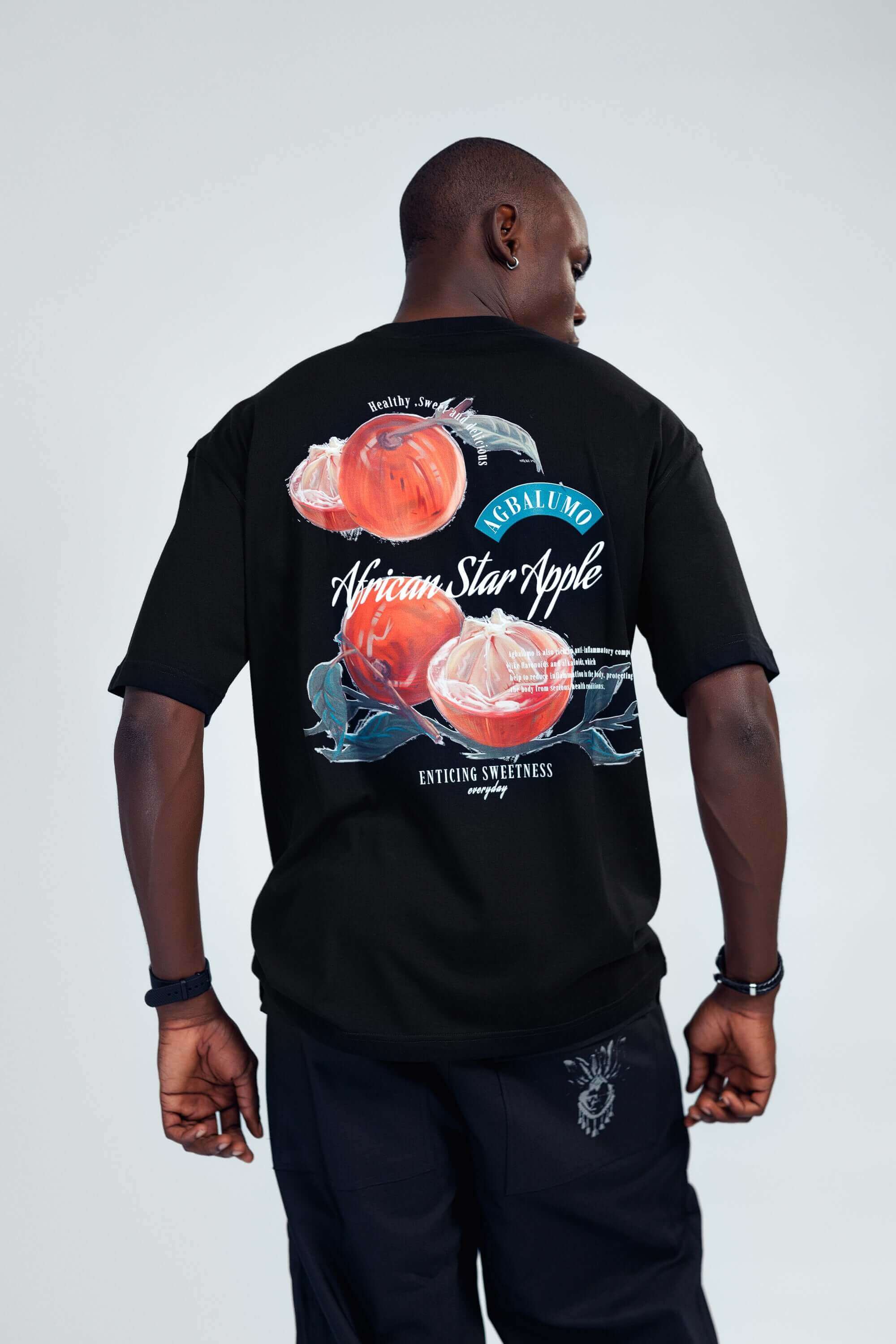 Agbalumo Tee in Black - Uncategorized