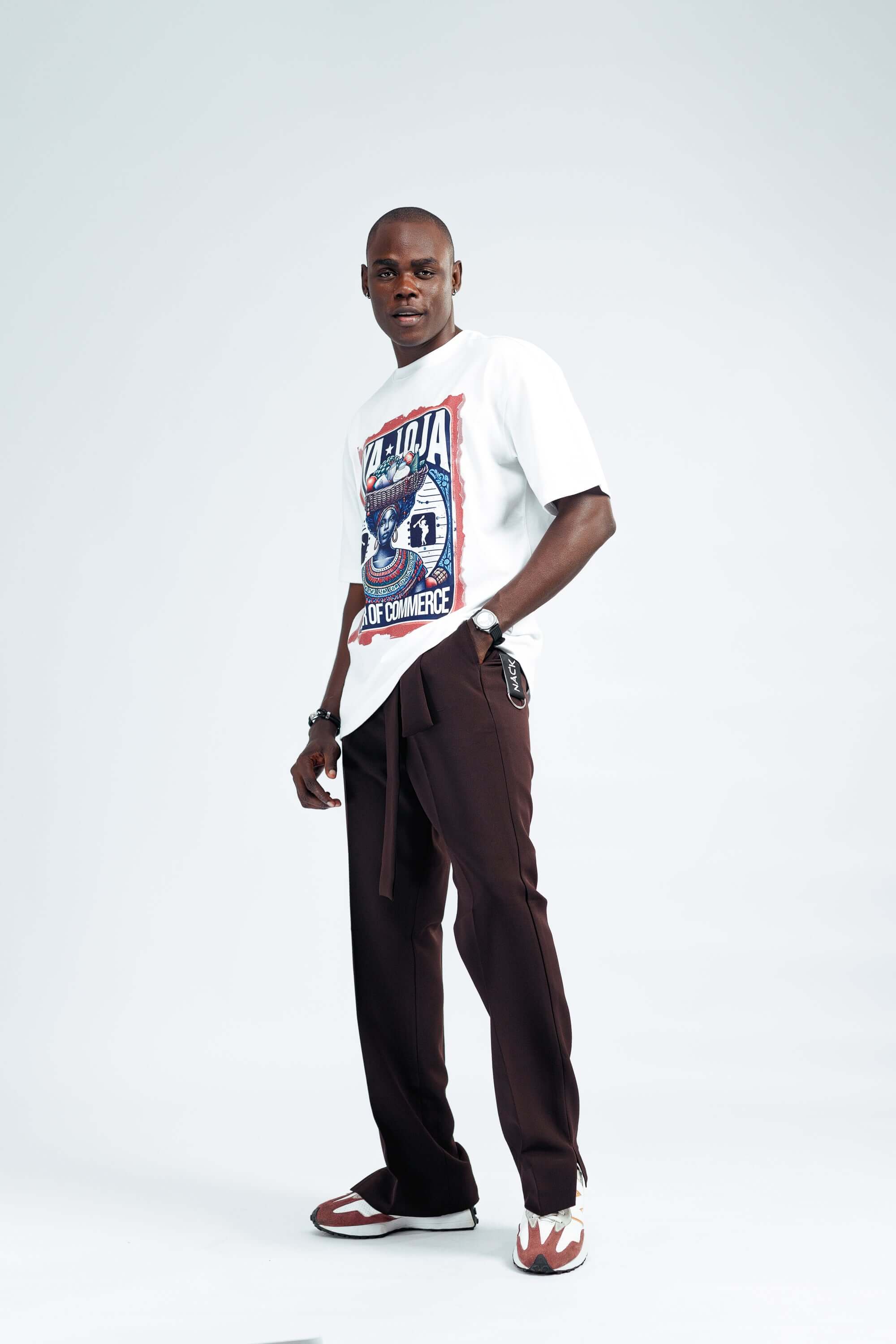 Iyaloja Tee in White - Uncategorized