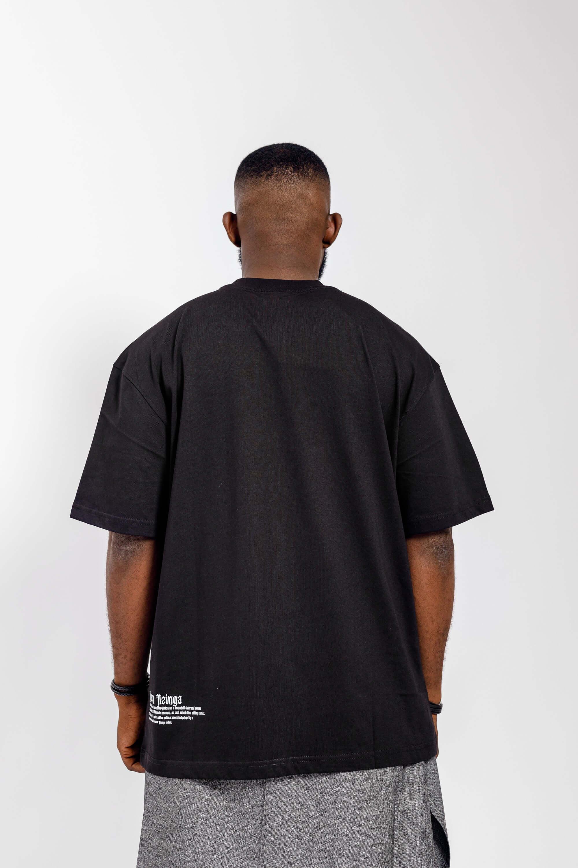 Absolute Power Tee in Black (Oversized) -