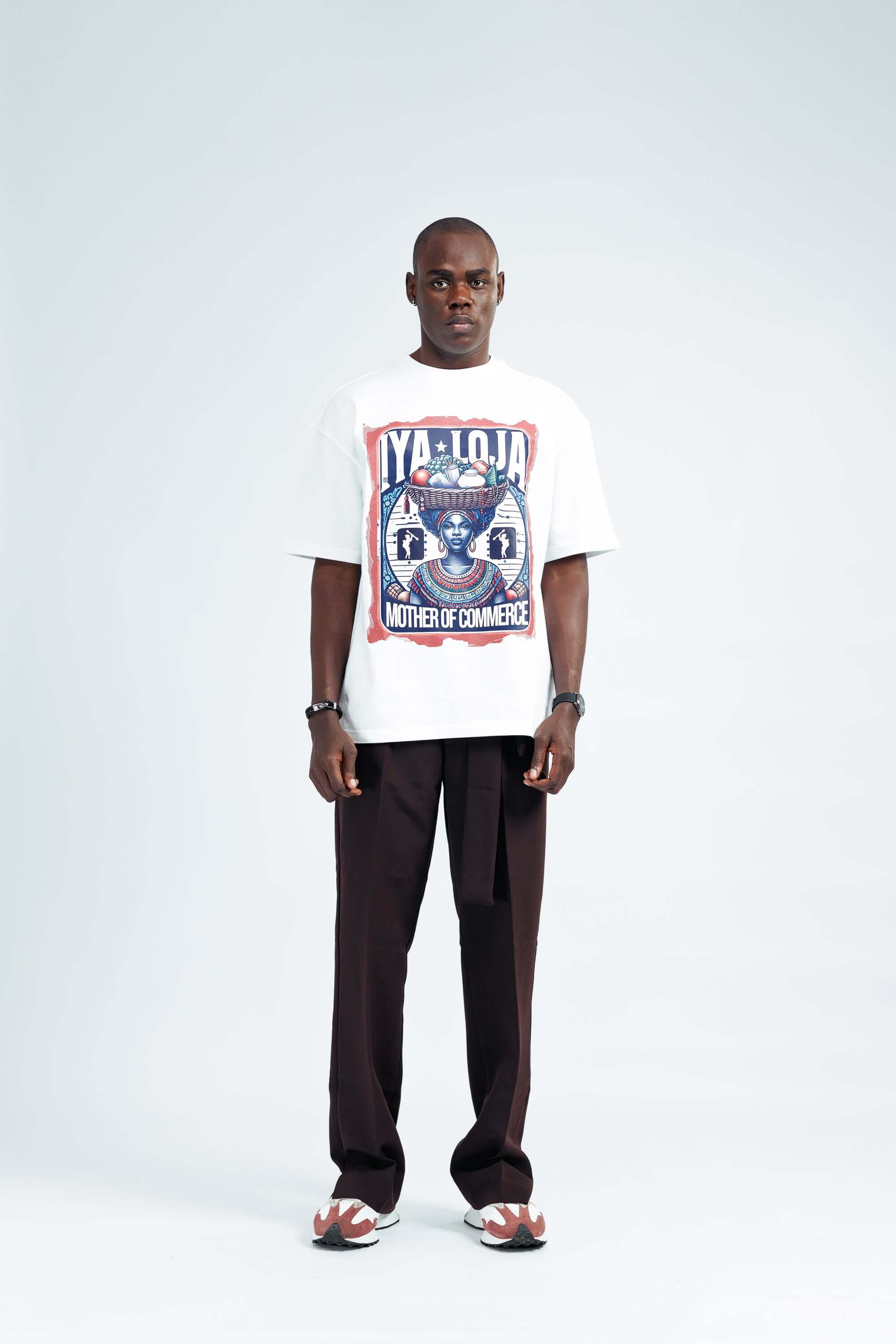 Iyaloja Tee in White - Uncategorized