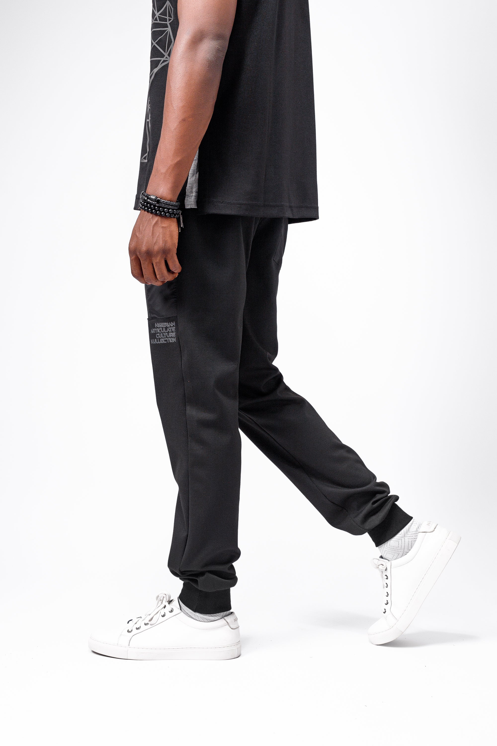 Track Joggers in Black