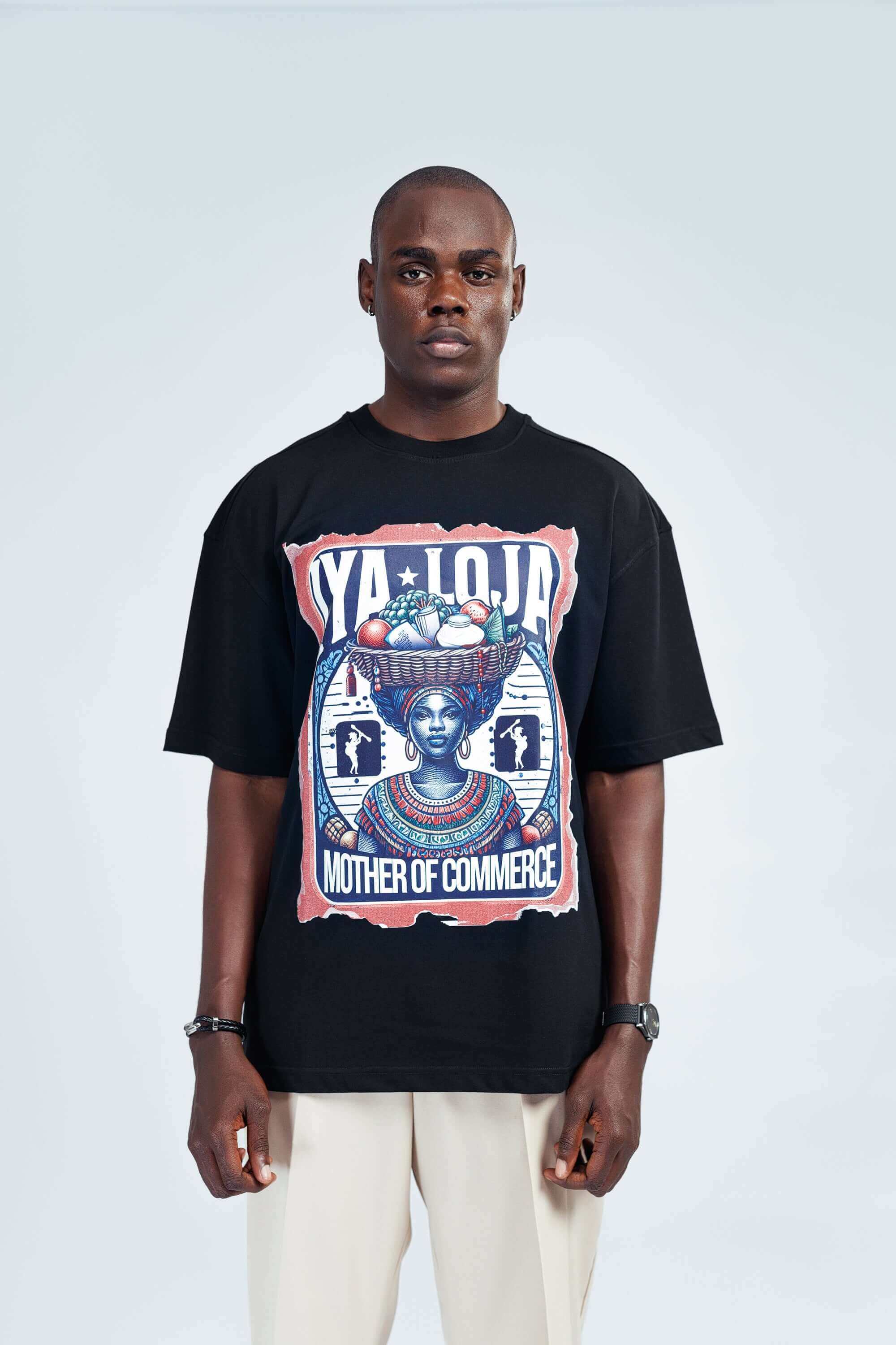 Iyaloja Tee in Black - Uncategorized