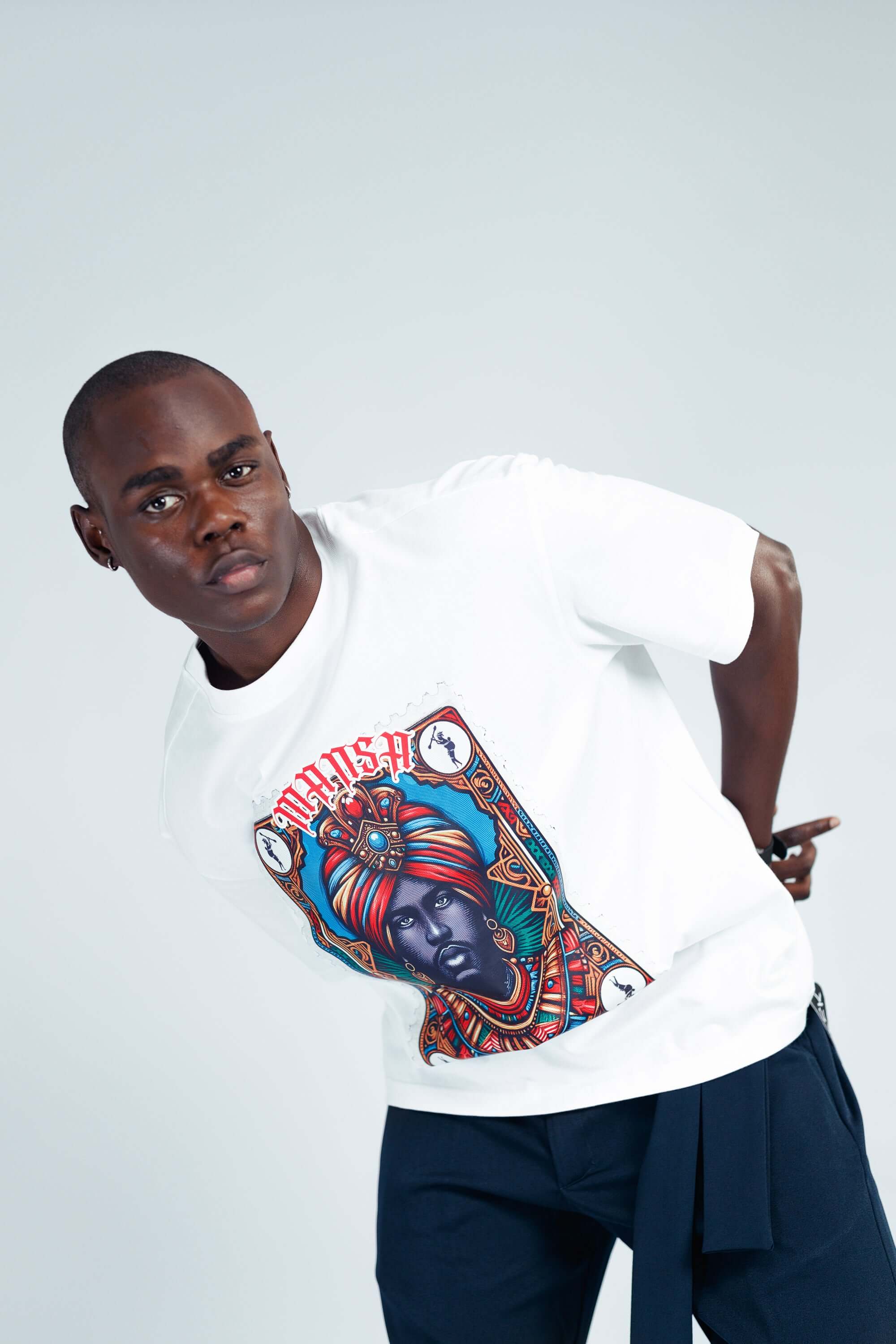 Mansa Musa Tee in White - Uncategorized