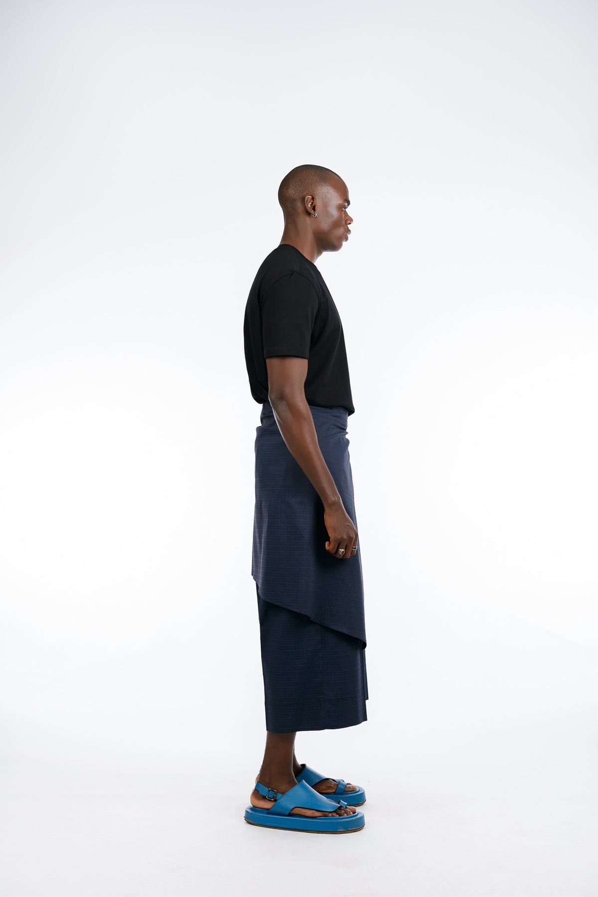 Adigun 3quarter Pant In Navy Blue
