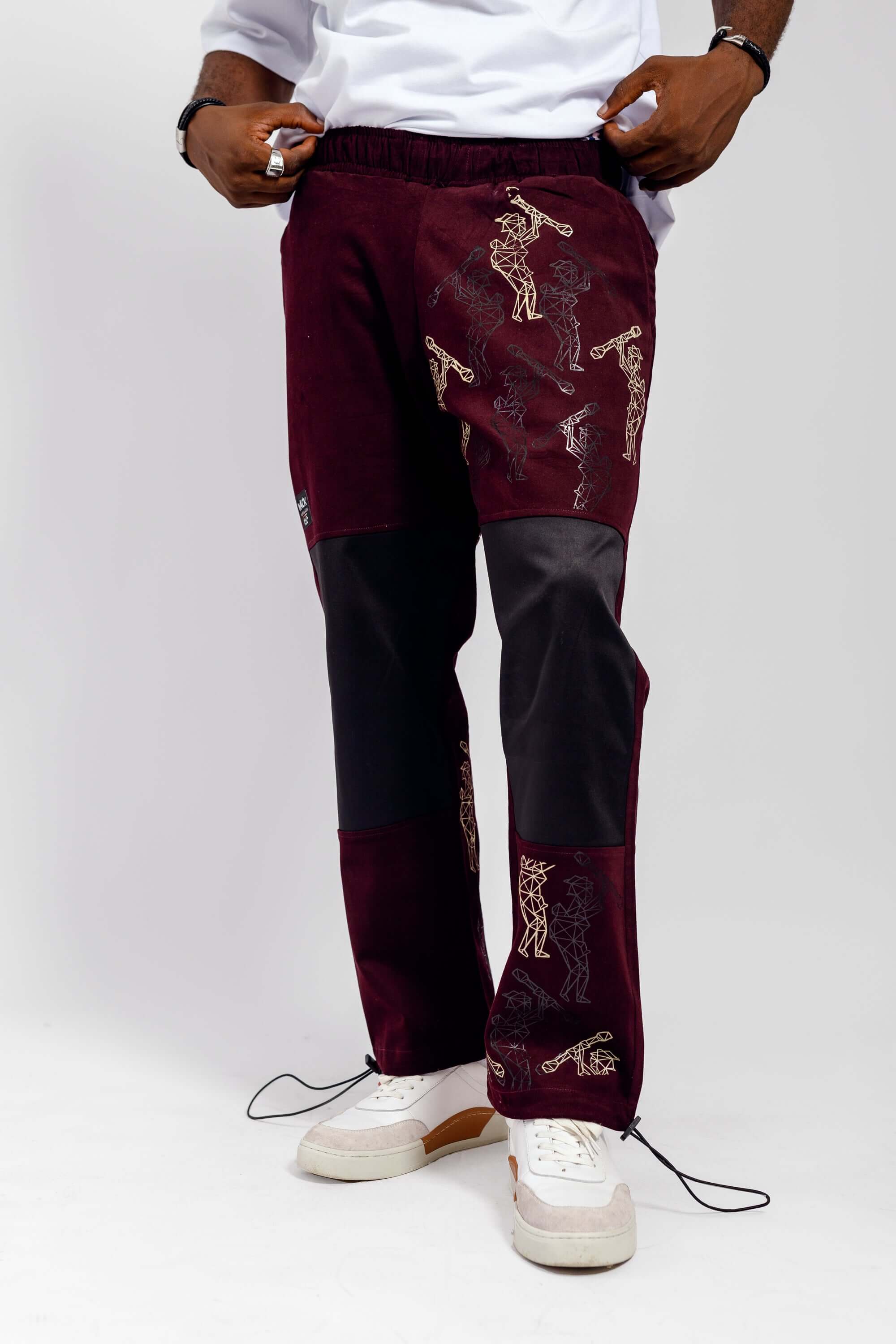 Logo Joggers in Wine - Pants