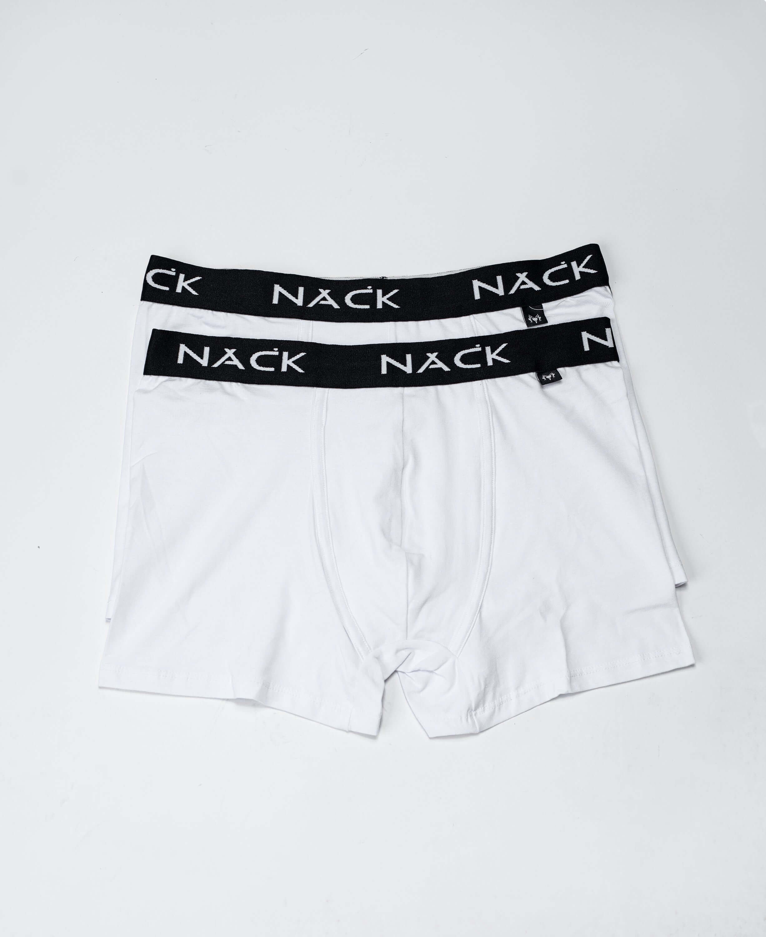 NACK Briefs - A set of 2 (White) - Uncategorized