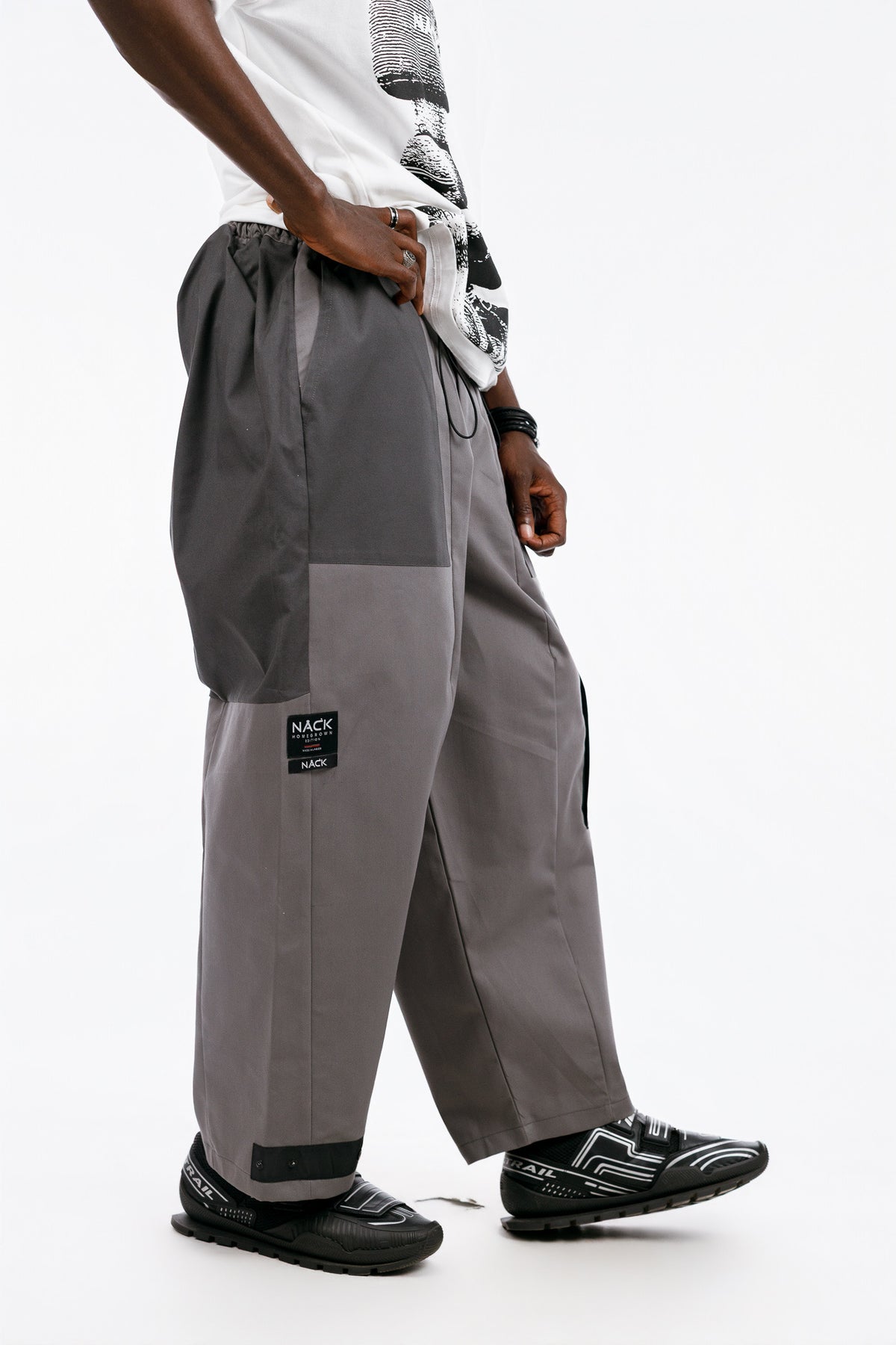 Asili Balloon Pant in Grey