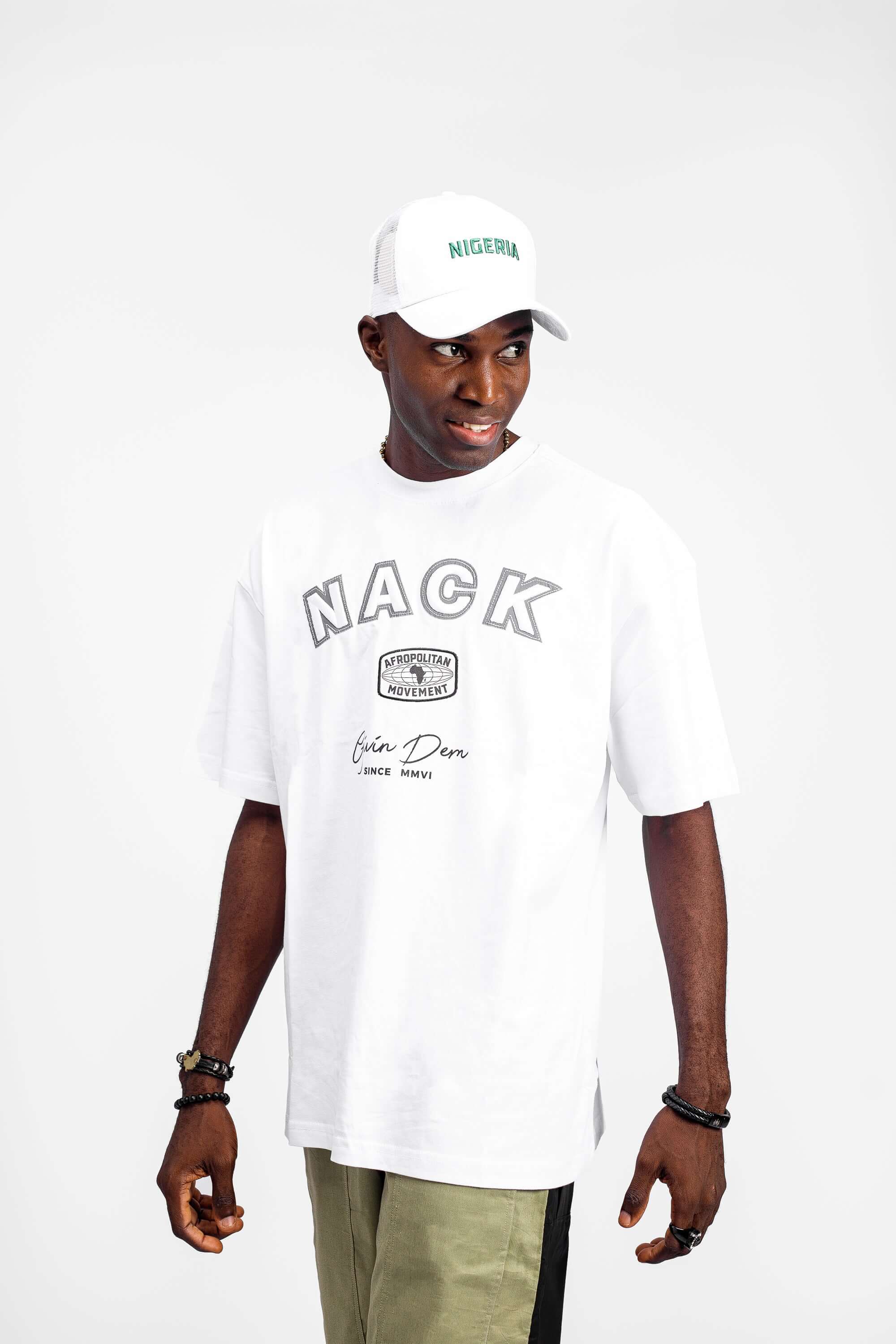 Nigeria Cap in White - Hats