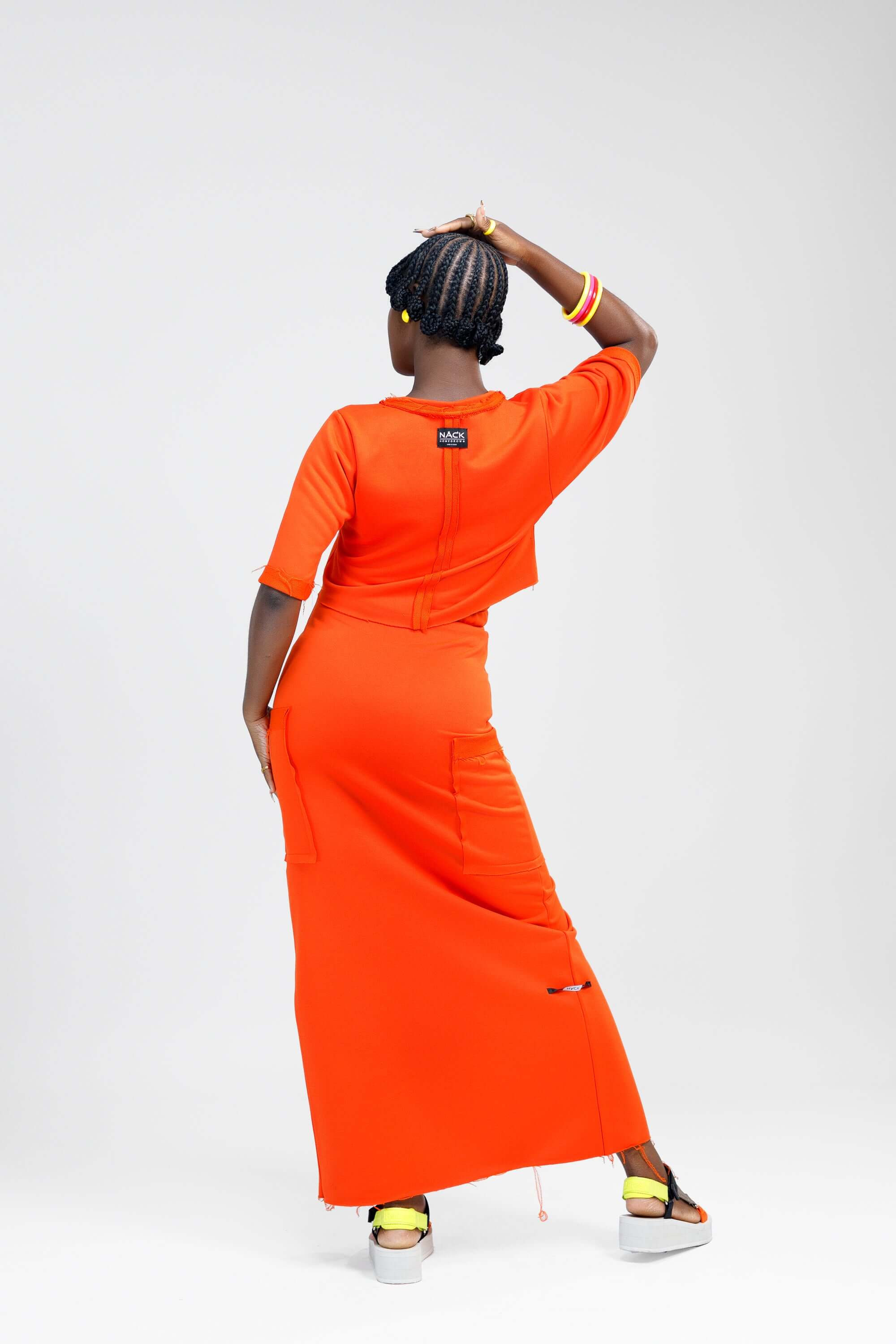 Female Karko 2pcs in Orange - Dresses