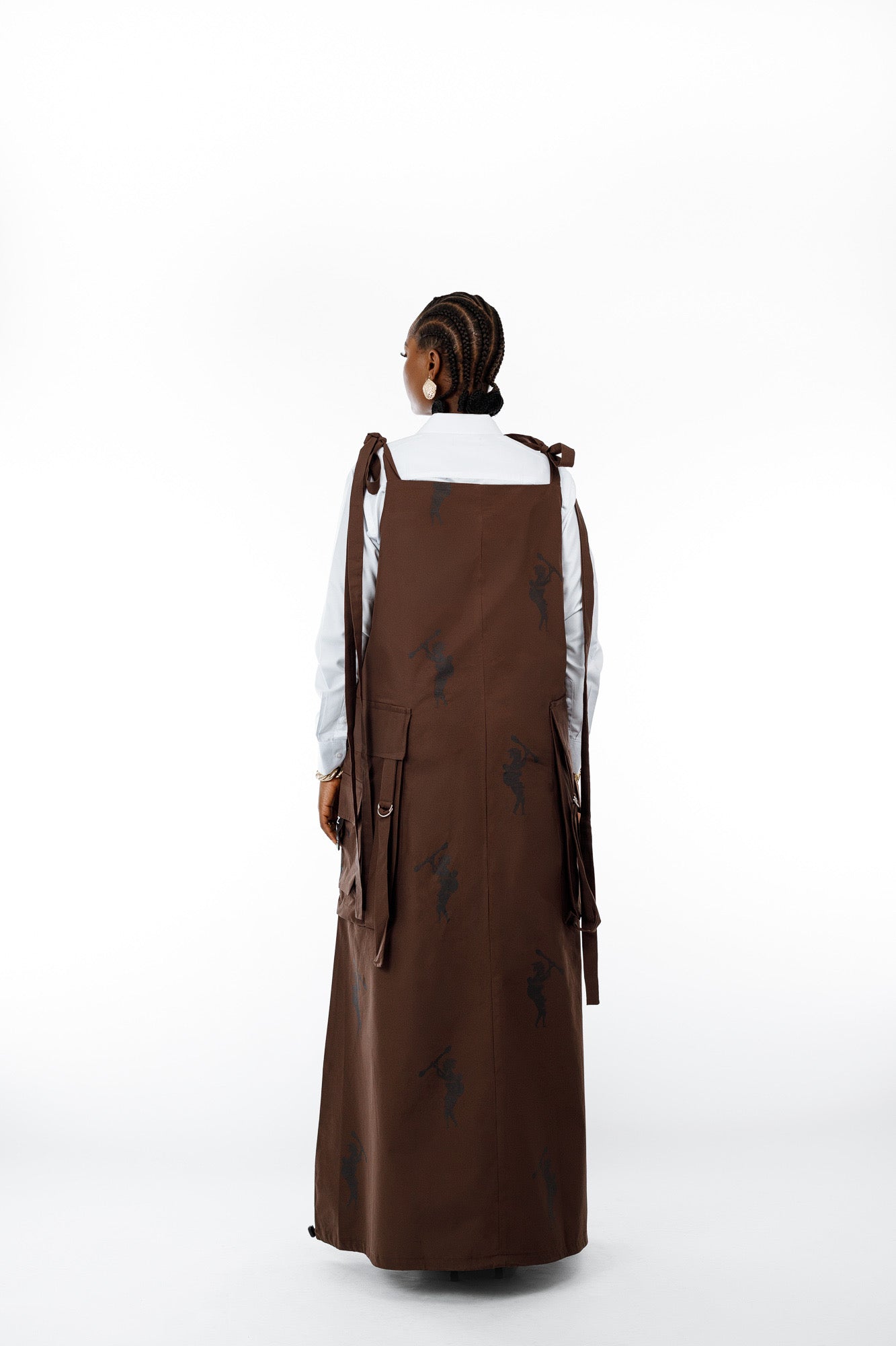 Amani Combat Dress in Brown