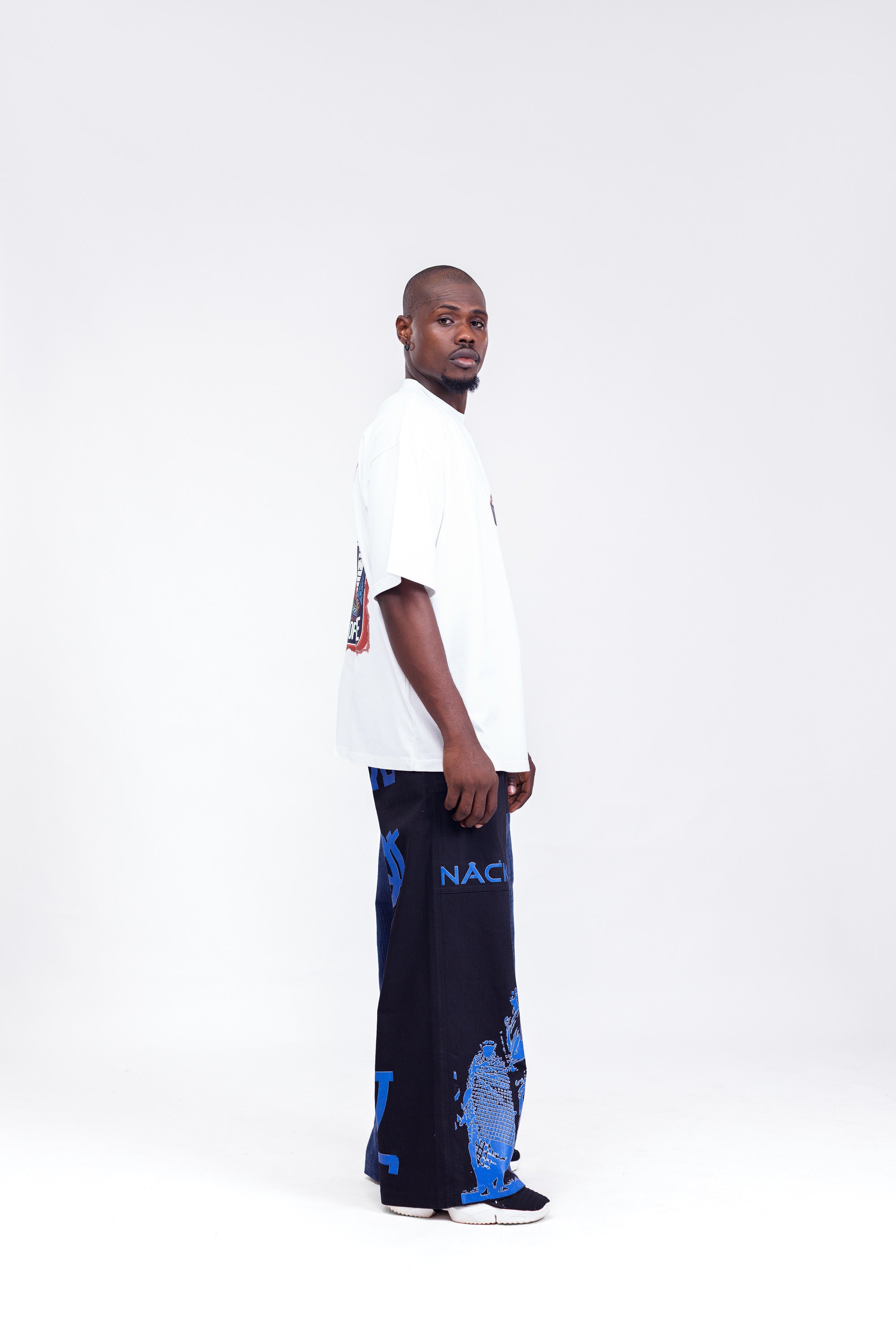 Iyaloja Tee (Pocket Logo) in White