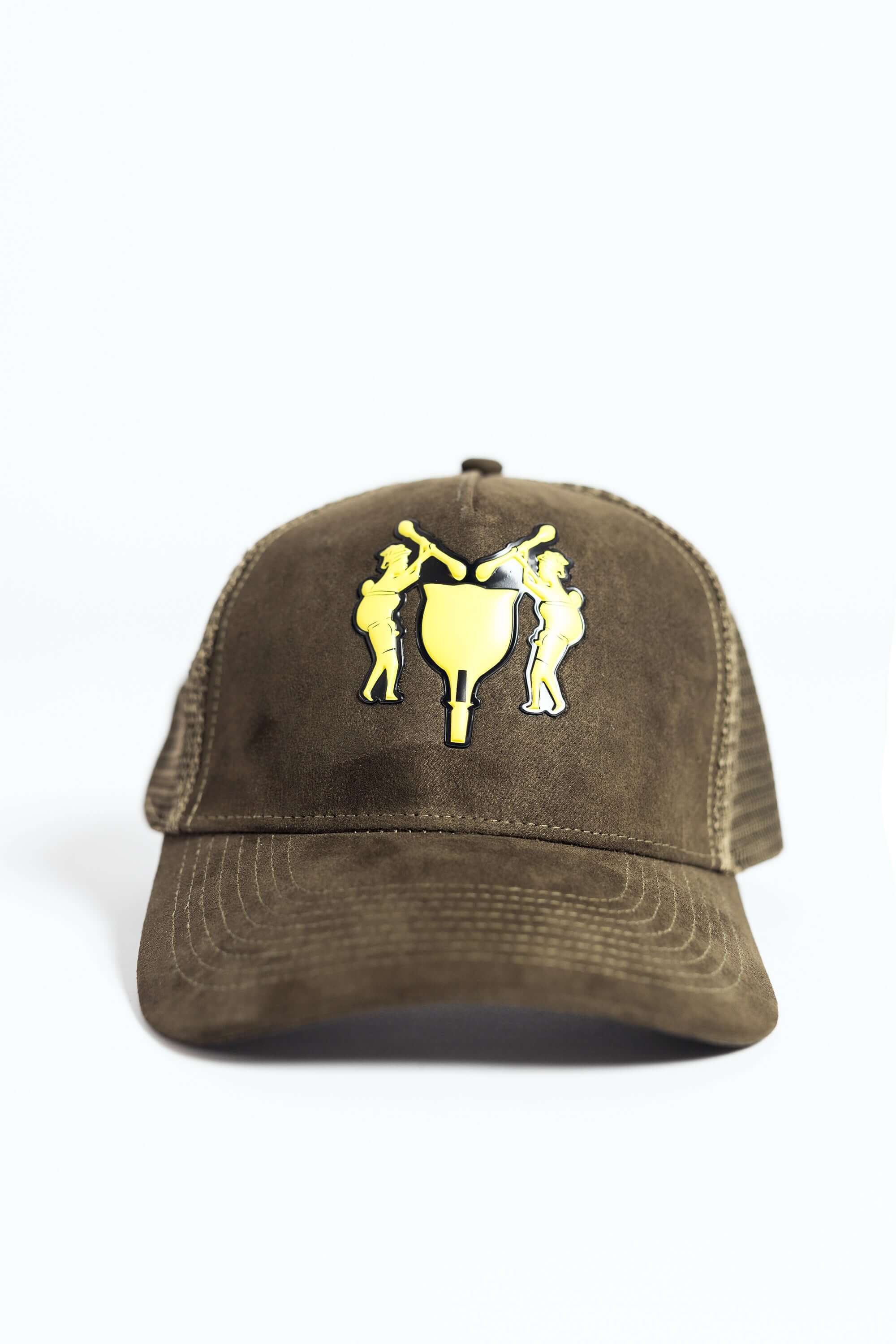 NACK 3D Logo Cap in Army Green - Uncategorized