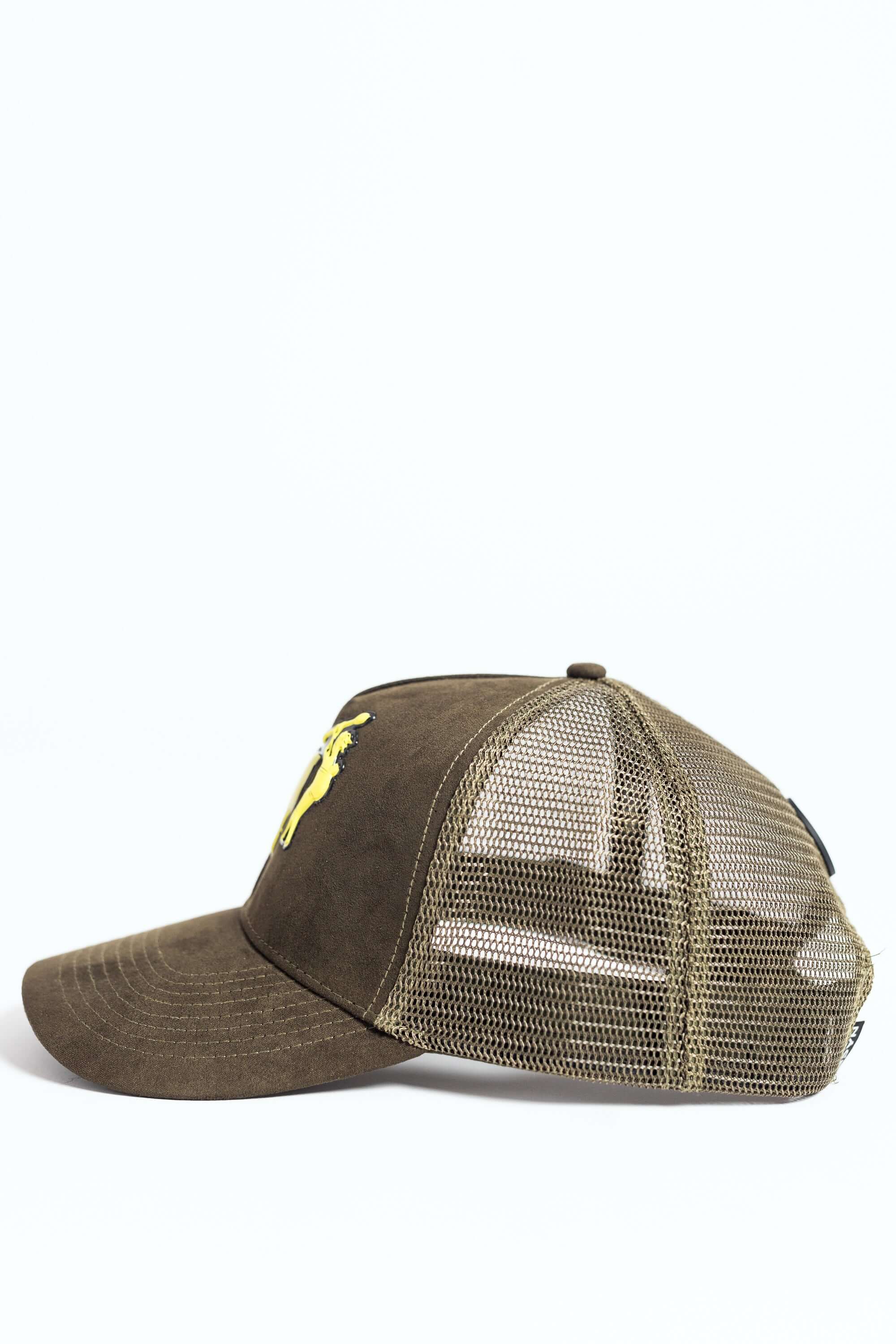 NACK 3D Logo Cap in Army Green - Uncategorized