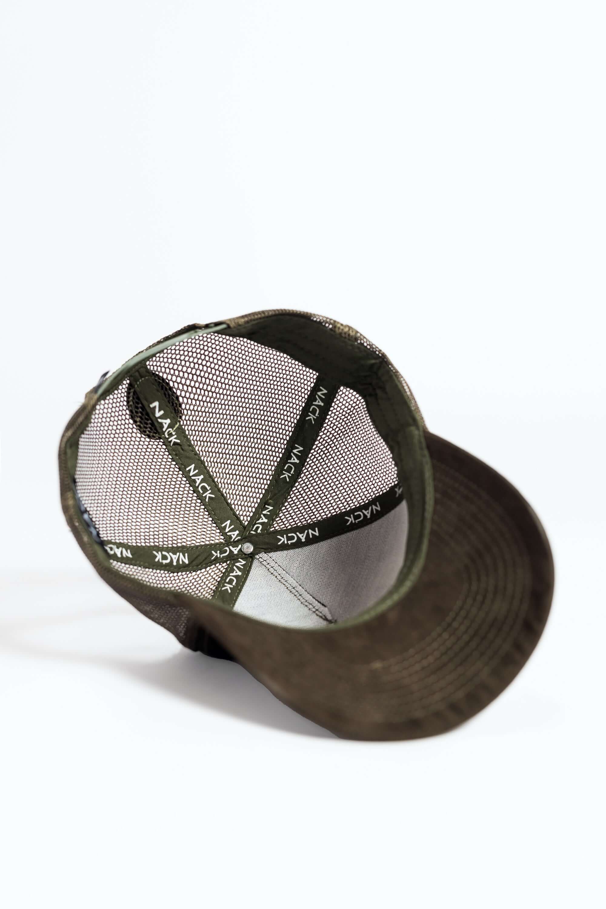 NACK 3D Logo Cap in Army Green - Uncategorized