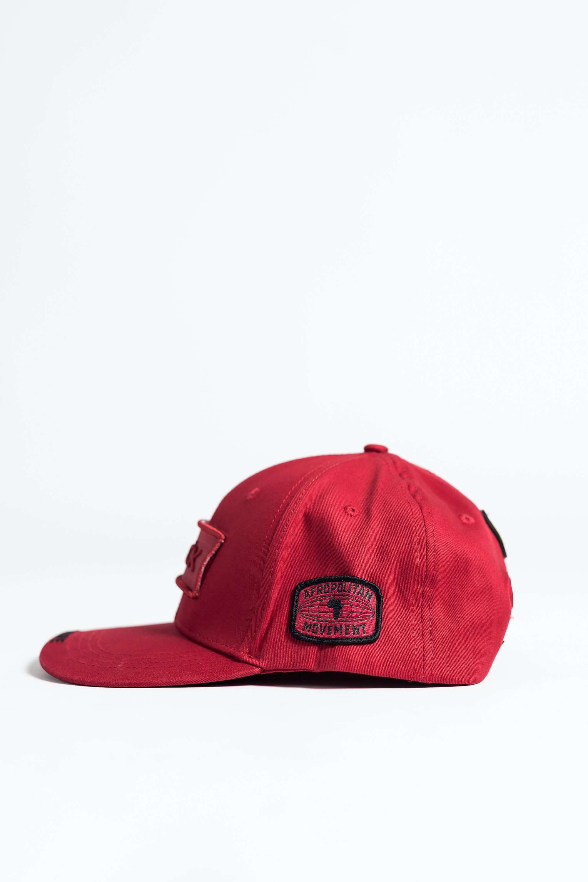 NACK Patch Cap in Red - Hats