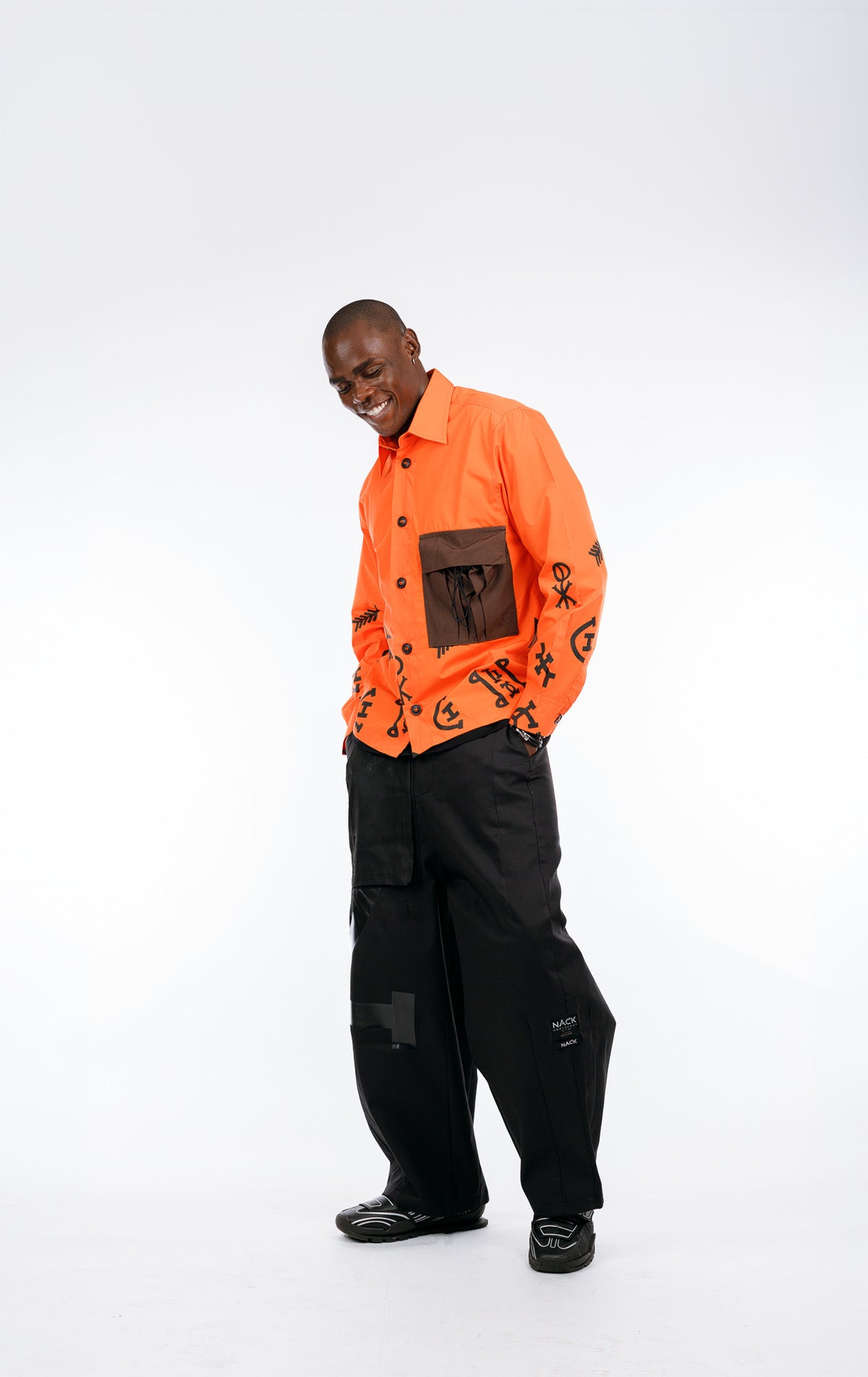 AKARA ORANGE SHIRT